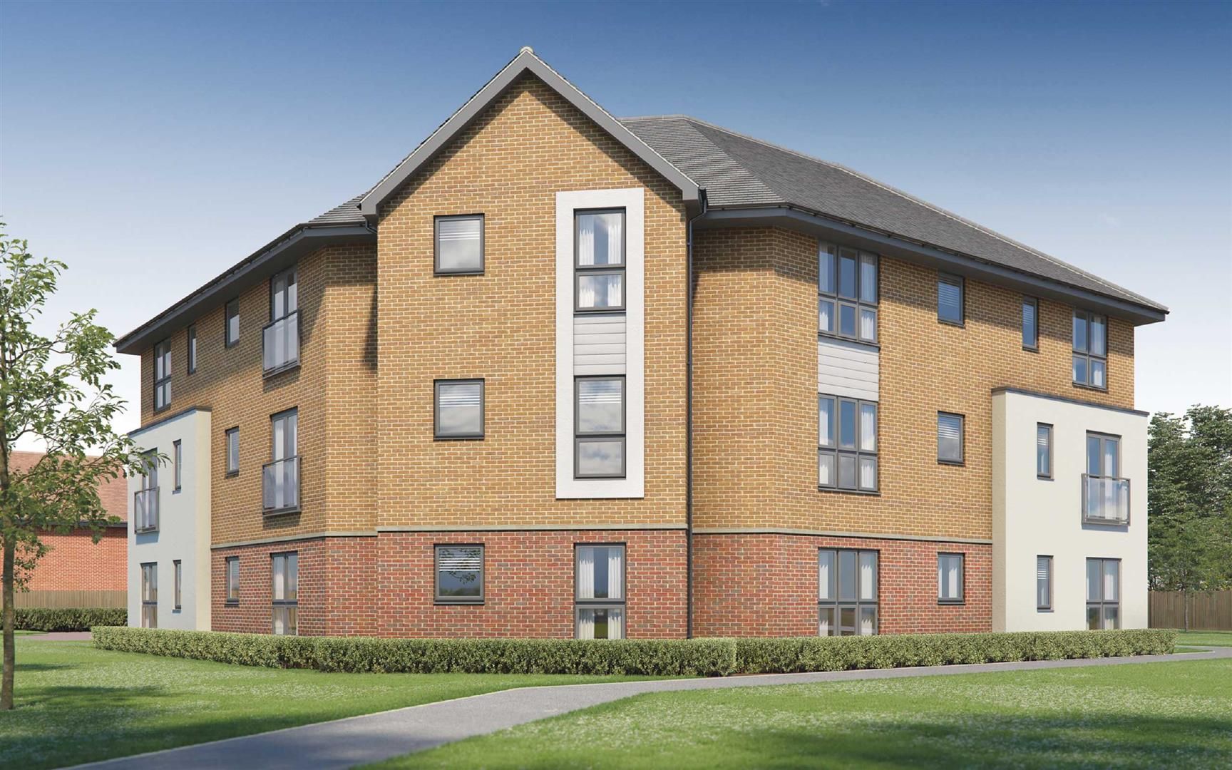 New home, 2 bed flat for sale in Wavendon House Drive, Wavendon, Milton