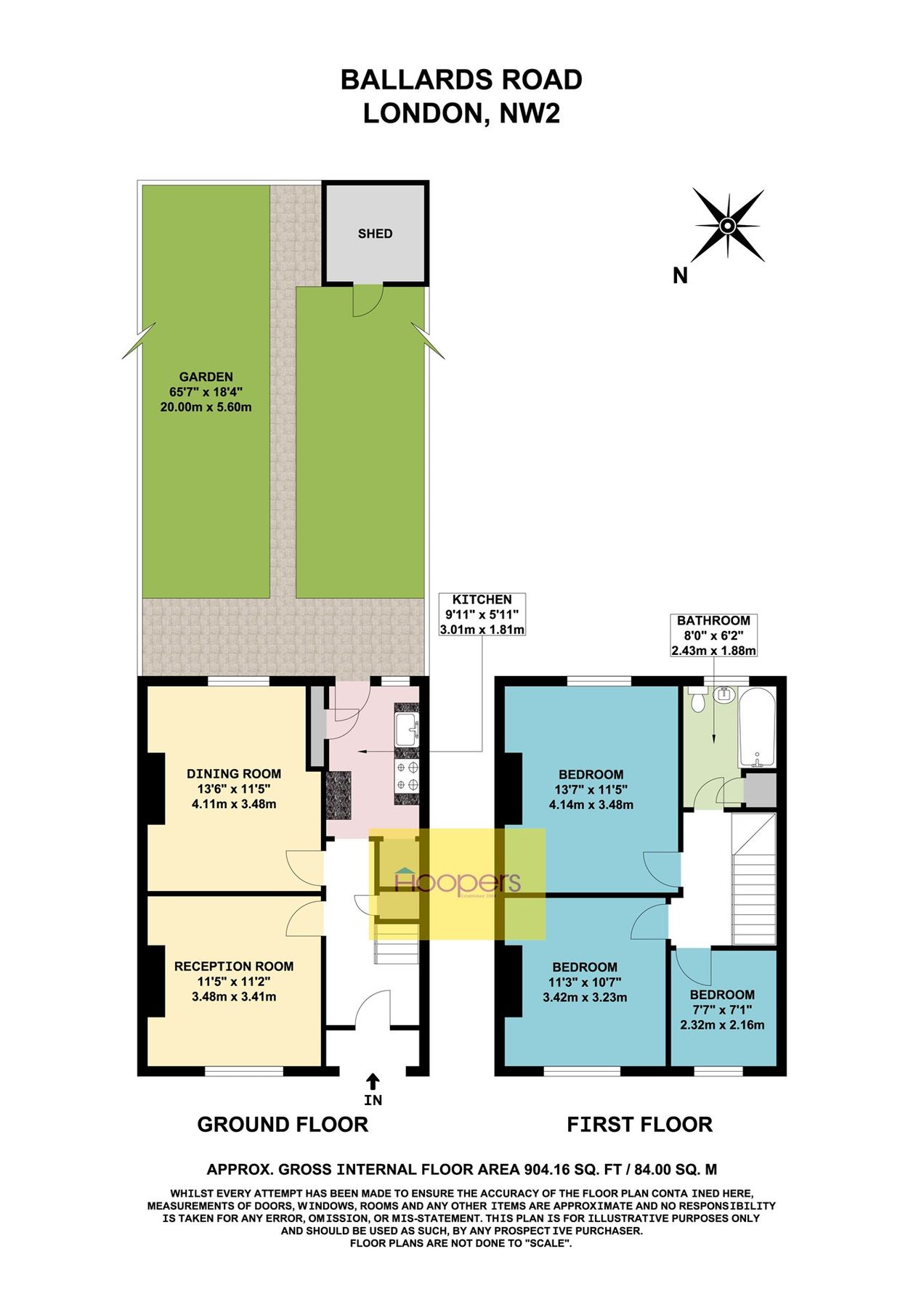 3 bed terraced house for sale in Ballards Road, London NW2 Zoopla