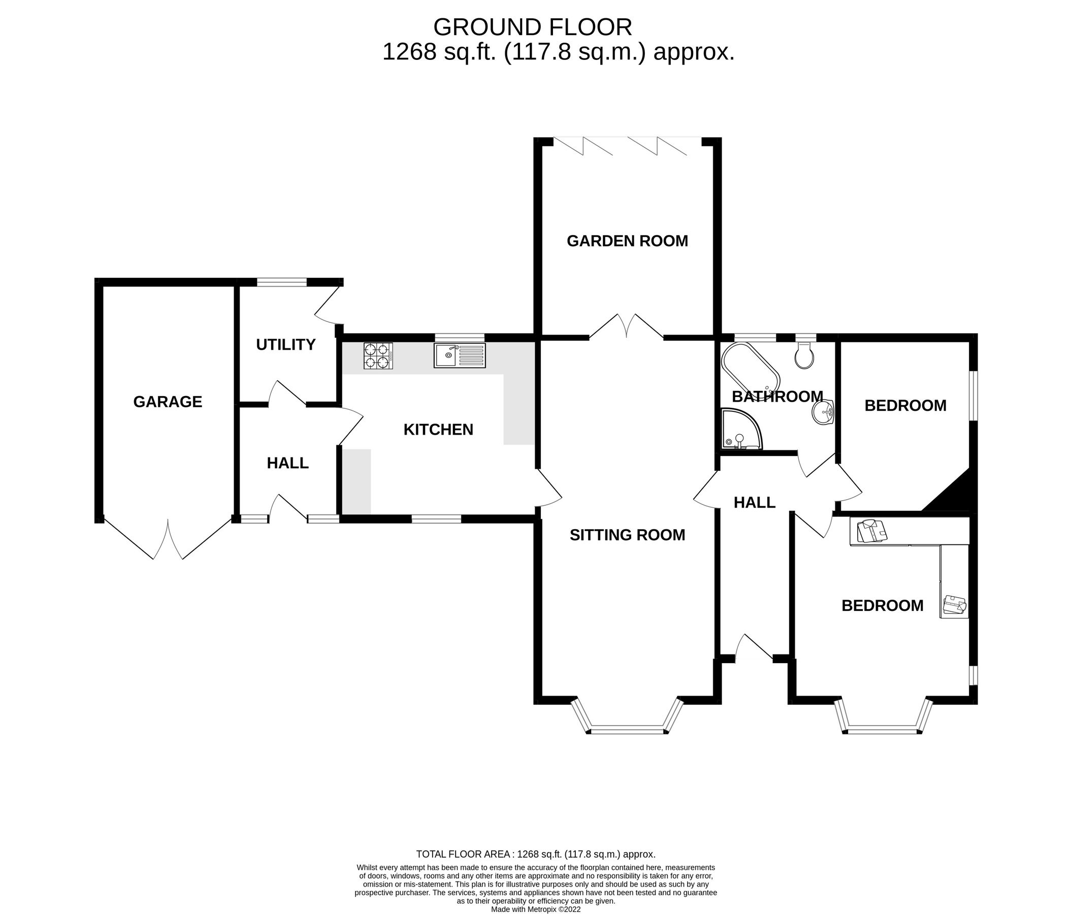 2 bed detached bungalow to rent in Stocks Lane, Leigh Sinton, Malvern