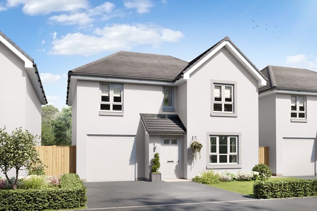 New home, 4 bed detached house for sale in "Dunbar" at Charolais Lane