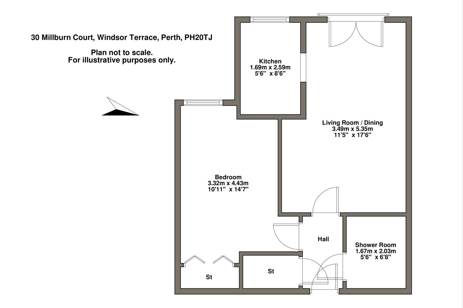1 bed flat for sale in Windsor Terrace, Perth PH2 Zoopla