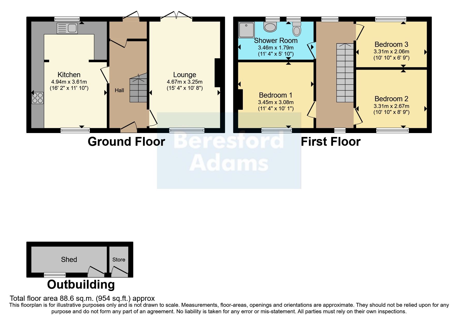 3 bed semidetached house for sale in Maes Derw, Llandudno Junction
