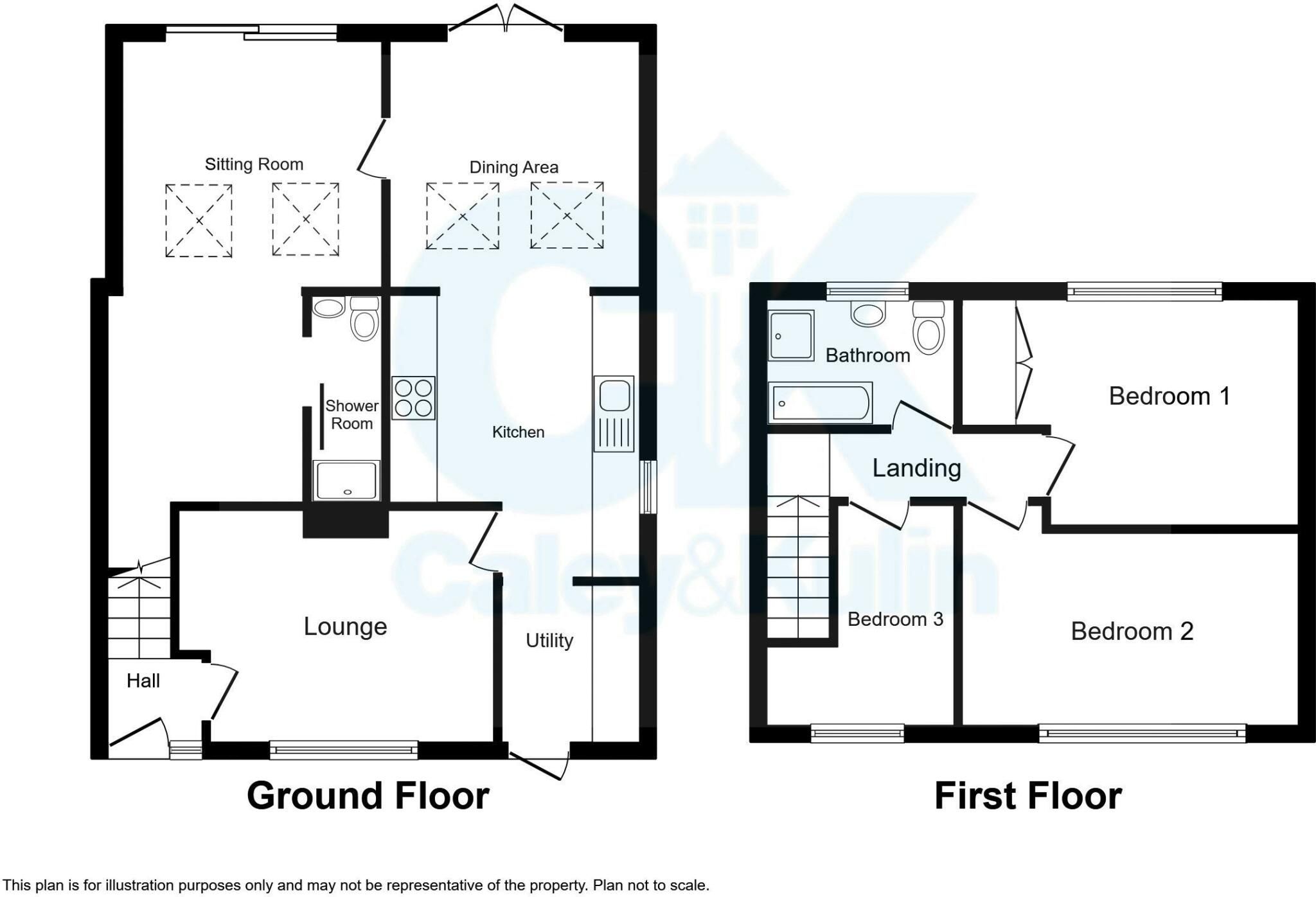 3 bed terraced house for sale in Didcot Drive, Marchington, Uttoxeter