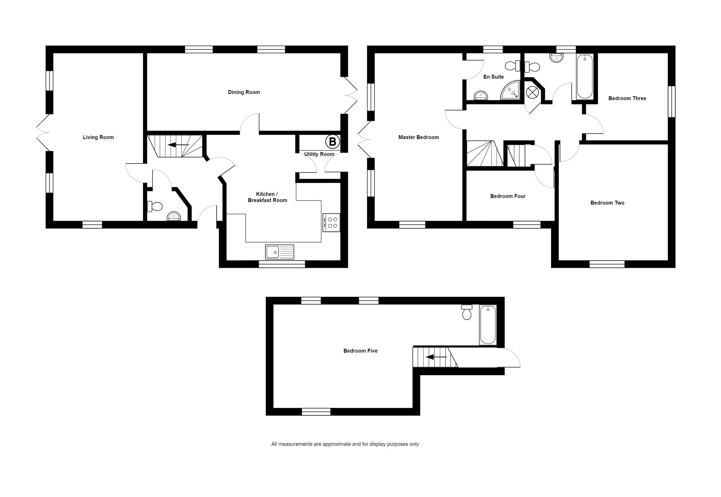 5 bed detached house to rent in Warren Croft, Sawtry, Huntingdon PE28