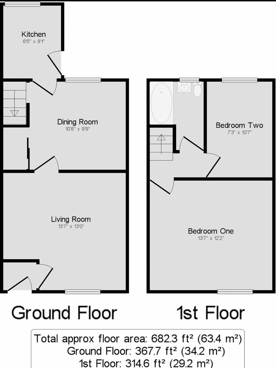 2 bed terraced house for sale in Plantation Industrial Estate