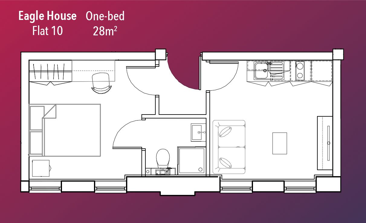 1 bed flat to rent in Blackfriars Road, Manchester, Greater Manchester