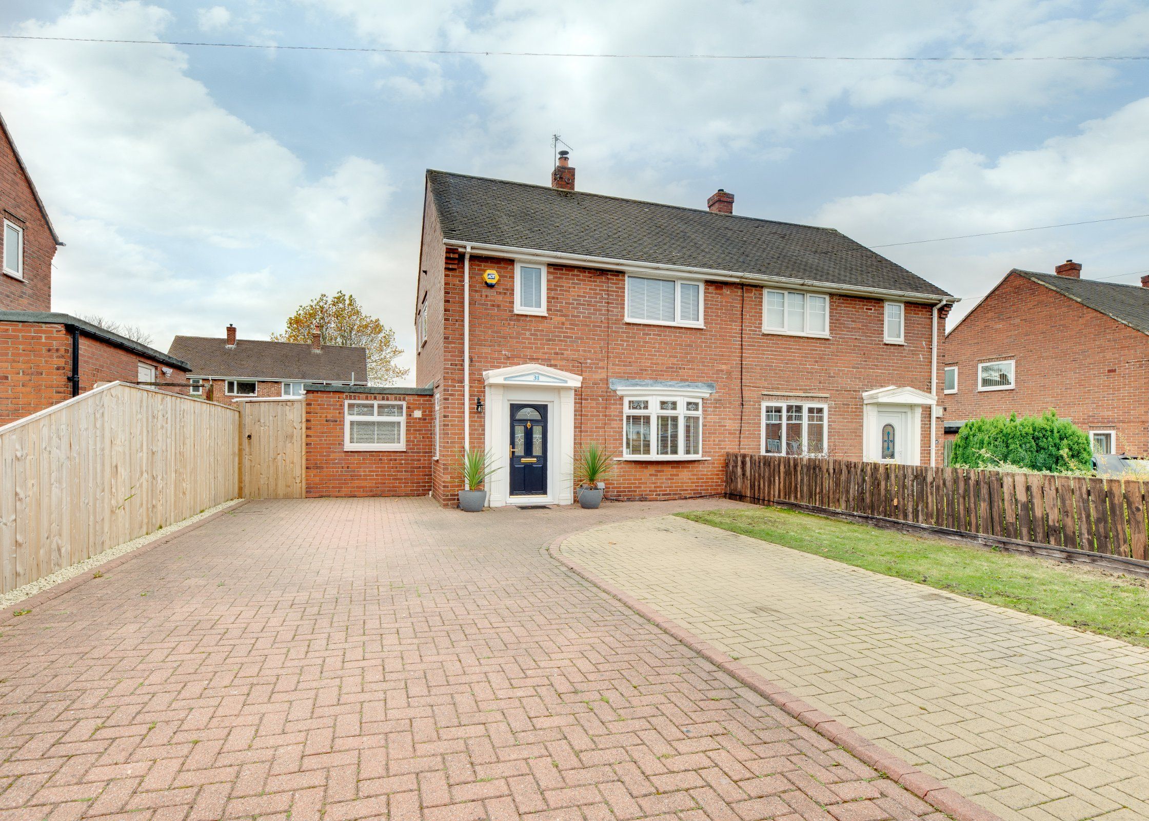 2 bed semidetached house for sale in Harvey Crescent, Wardley NE10