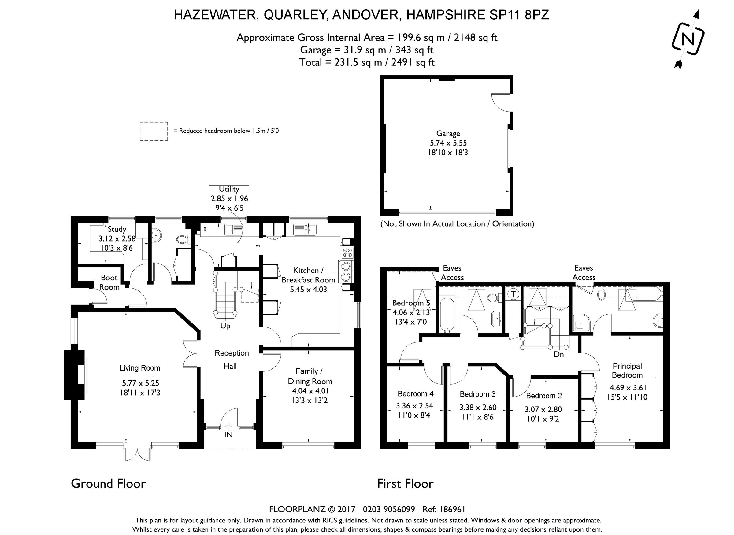 5 bed detached house for sale in Quarley, Andover, Hampshire SP11 Zoopla
