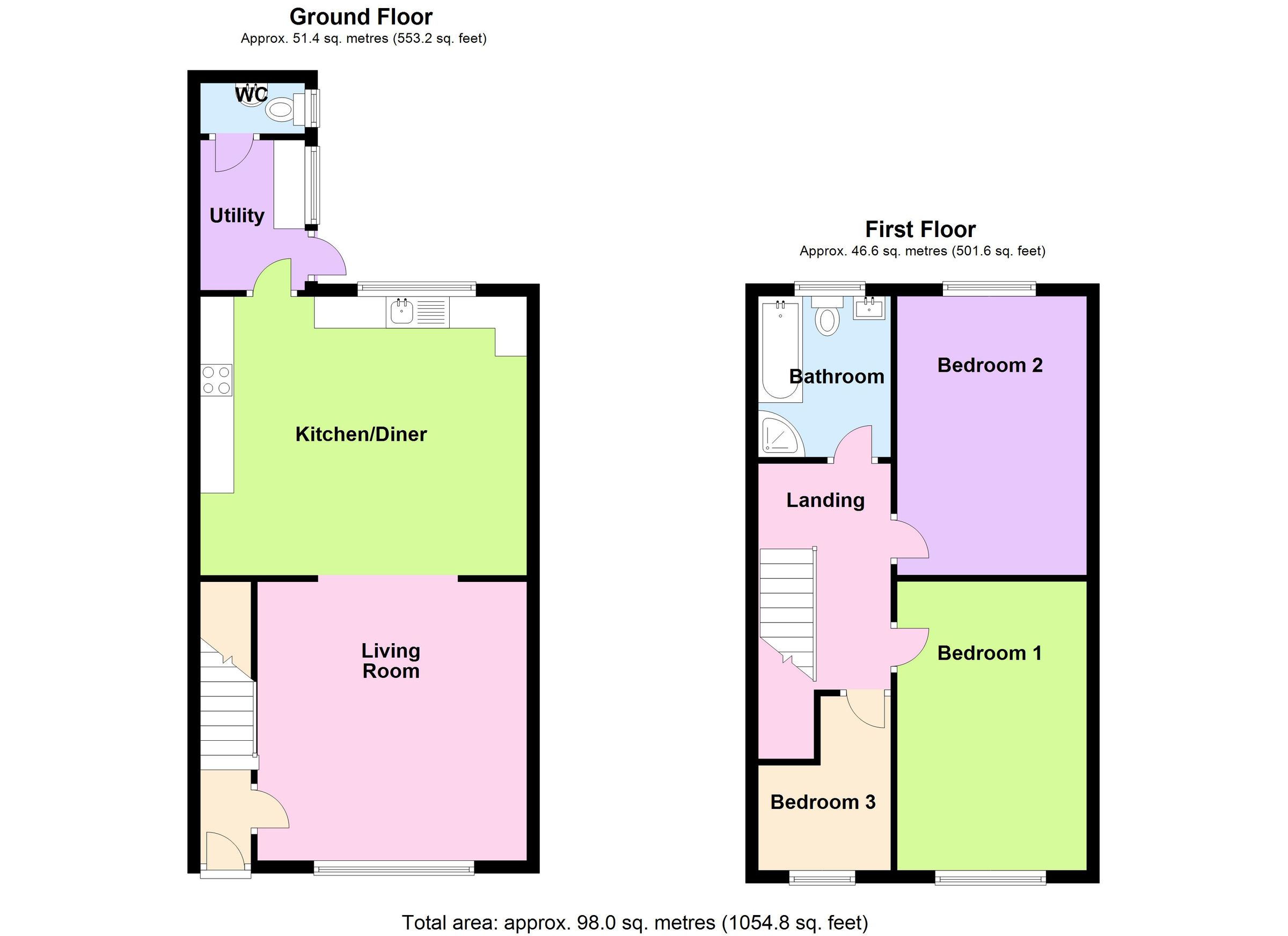 3 bed terraced house for sale in High Street, Tow Law, Auckland