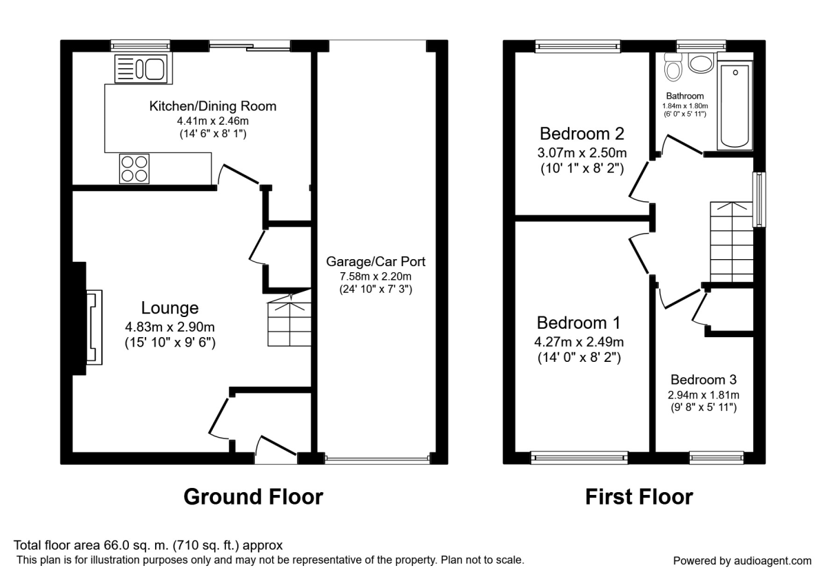 3 bed semidetached house to rent in Southdene, Parbold, Wigan
