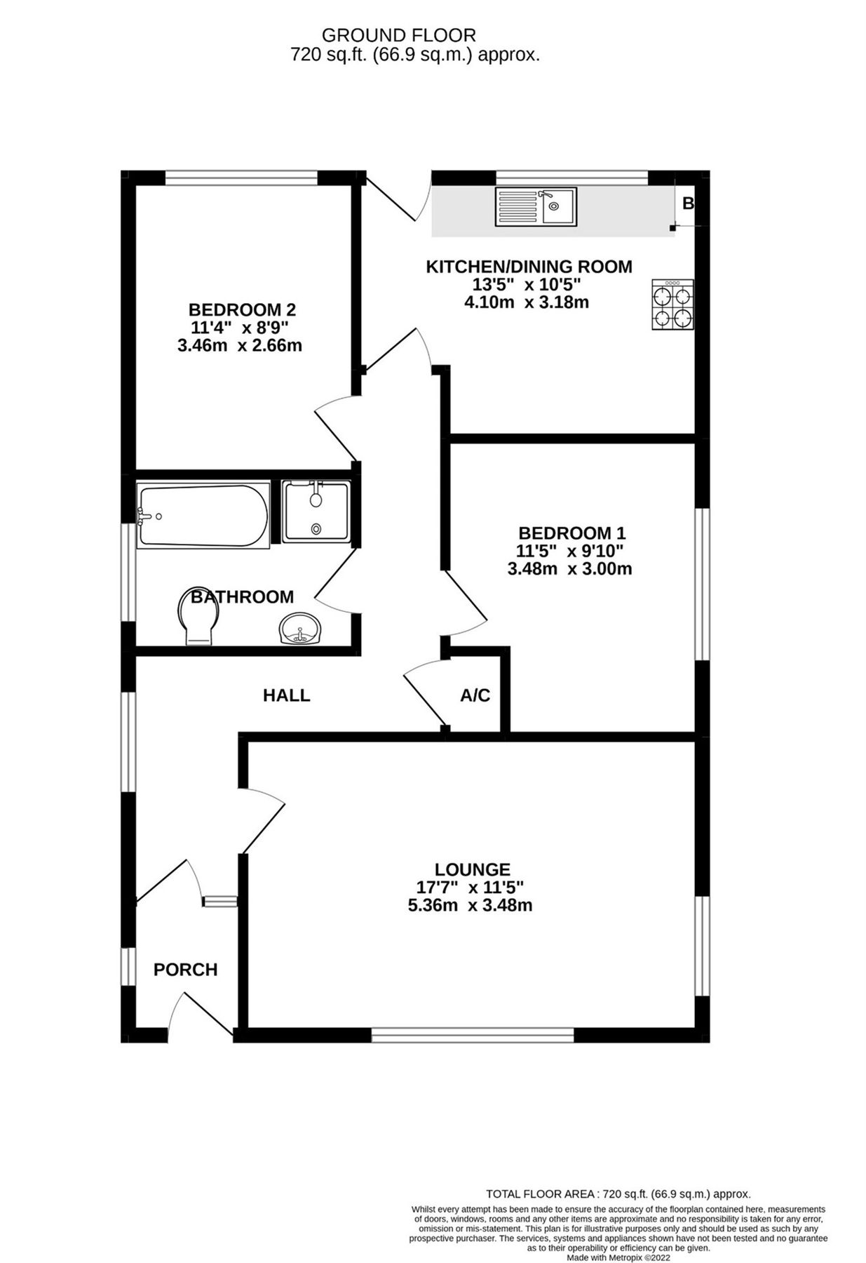 2 bed detached bungalow to rent in Hope Corner Lane, Taunton TA2 Zoopla