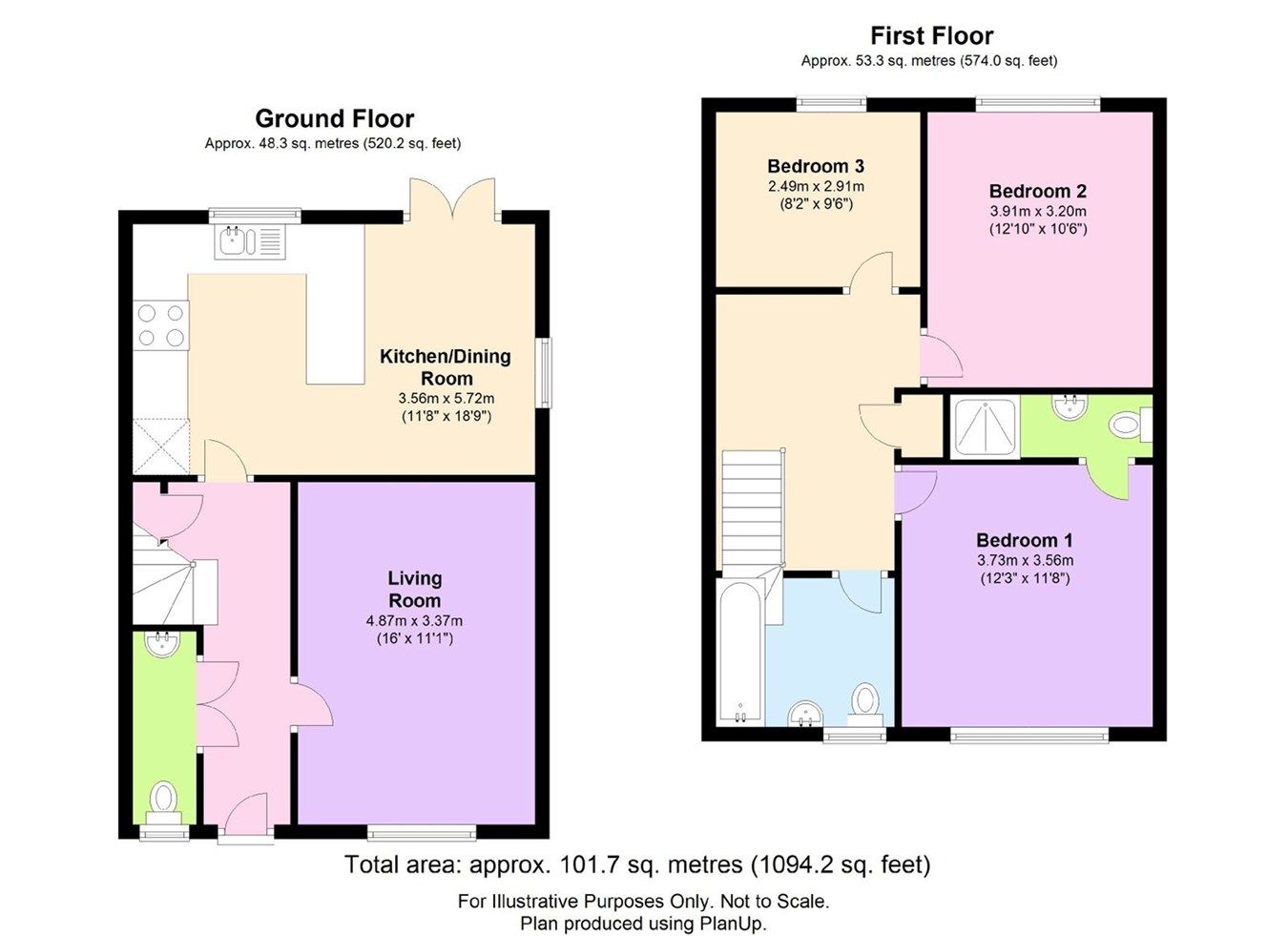 3 bed end terrace house for sale in Village Farm, Main Road, Easter