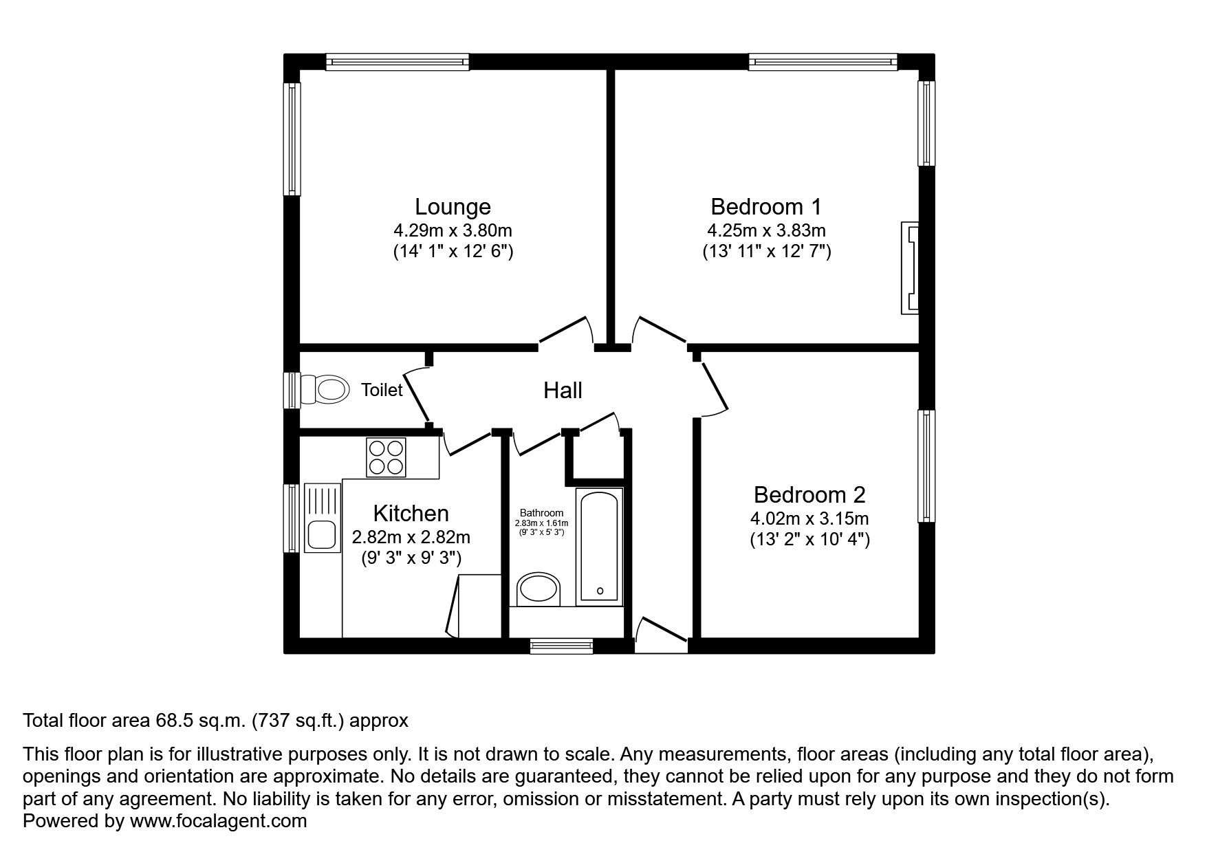 2 bed flat for sale in Castlebar Park, London W5 Zoopla