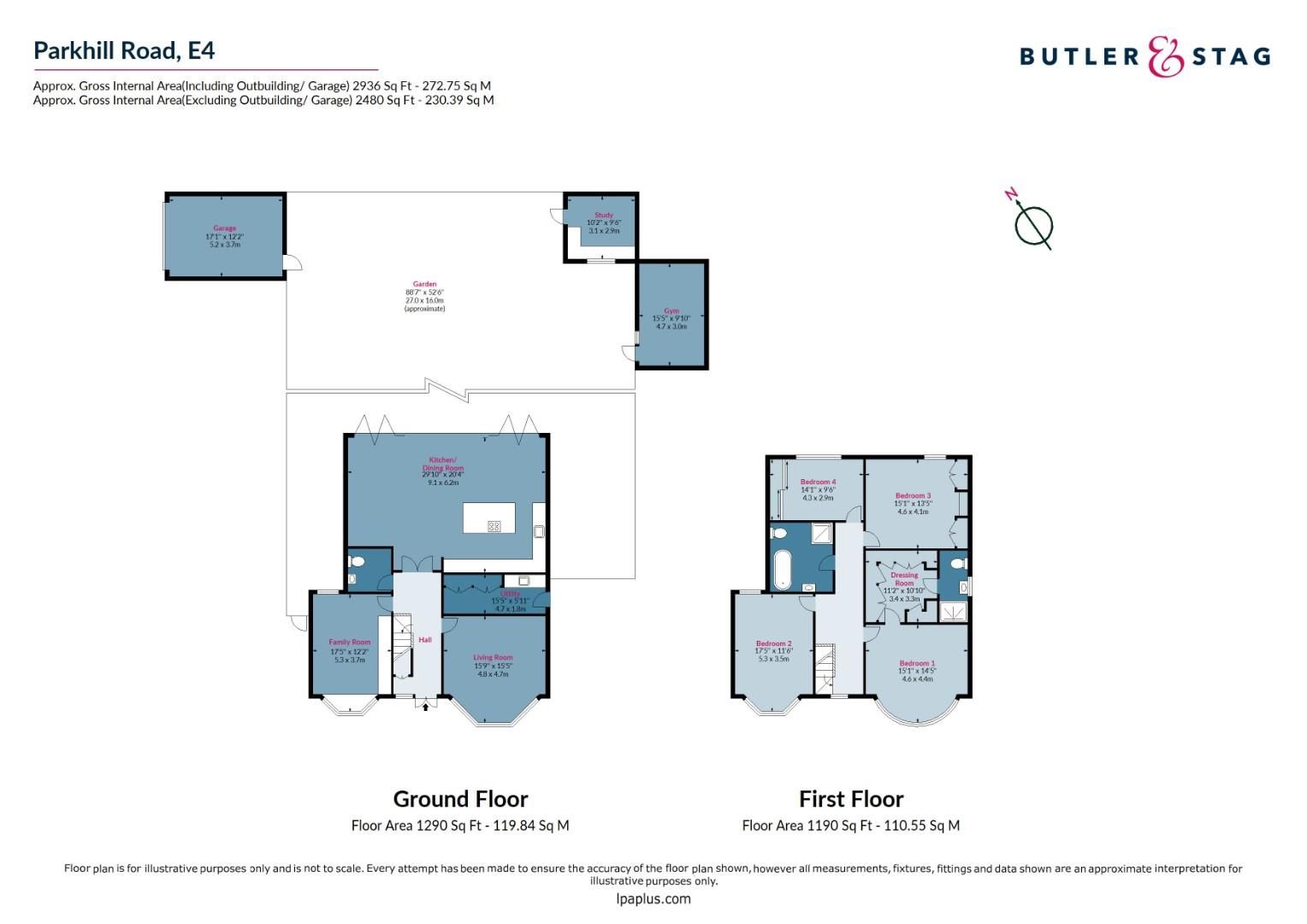 4 bed property for sale in Parkhill Road, London E4 Zoopla