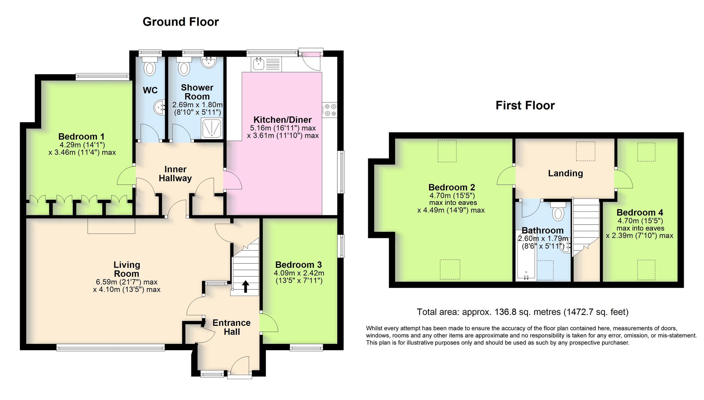 4 bed bungalow for sale in Hawke Close, Rustington, Littlehampton BN16