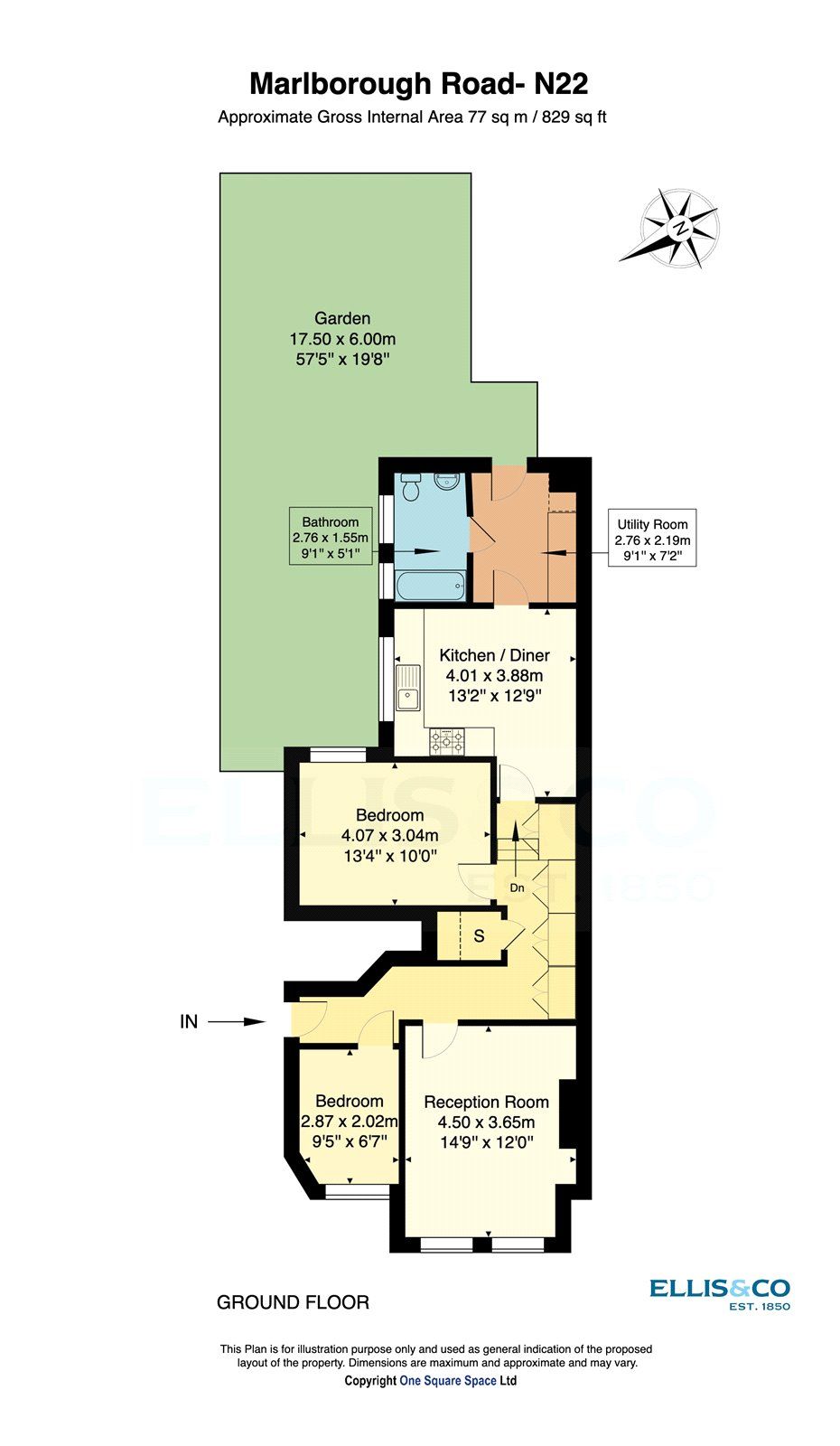 2 bed flat for sale in Marlborough Road, London N22 Zoopla