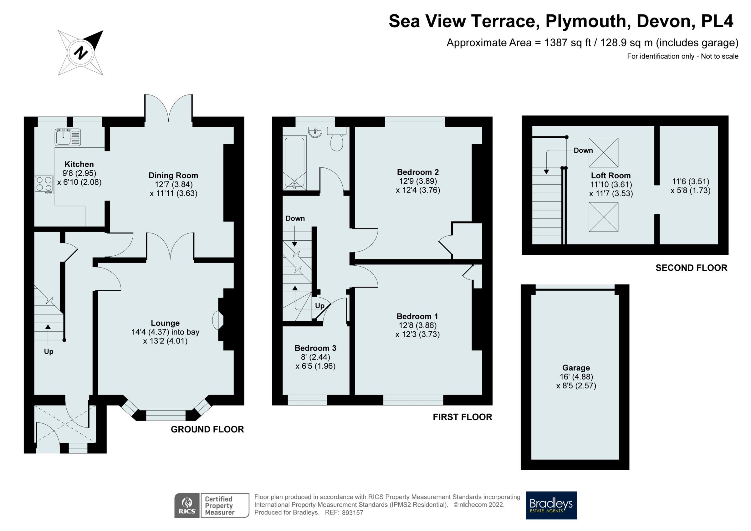 3 bed terraced house for sale in Sea View Terrace, Plymouth, Devon PL4