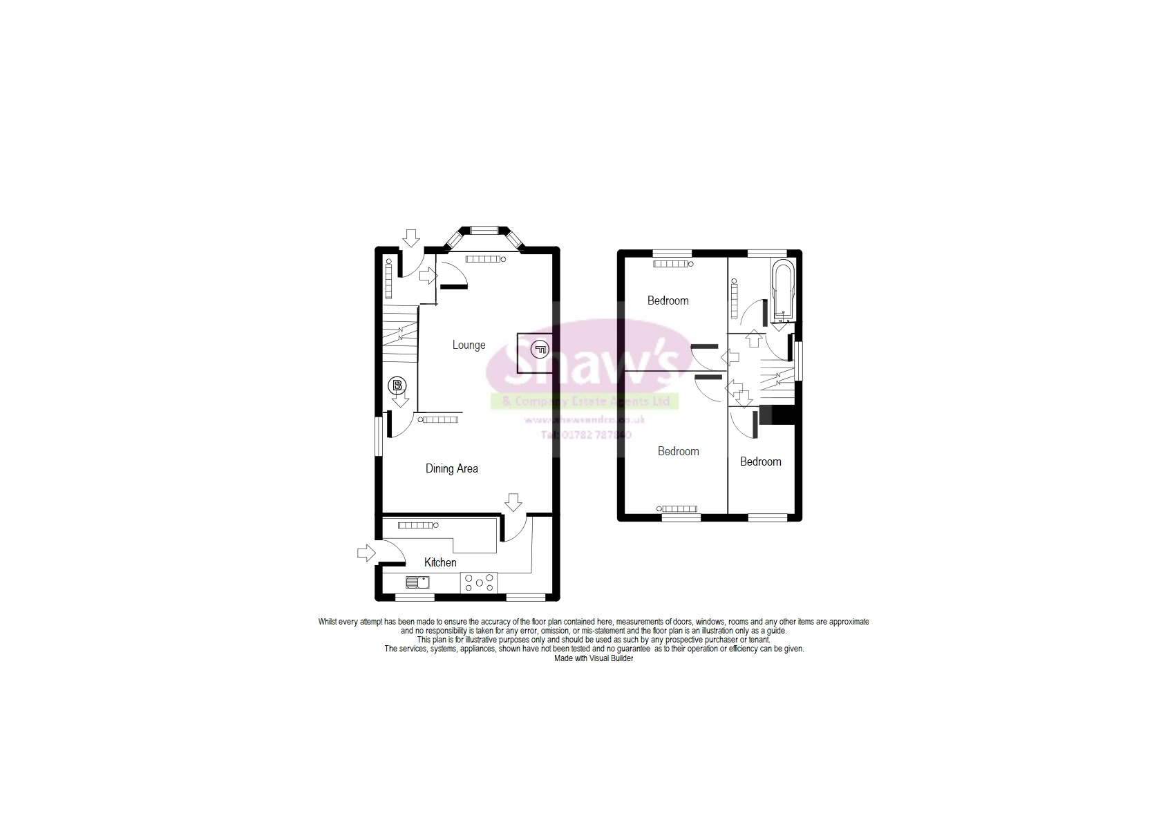 3 bed semidetached house for sale in Ian Road, Newchapel, StokeOn