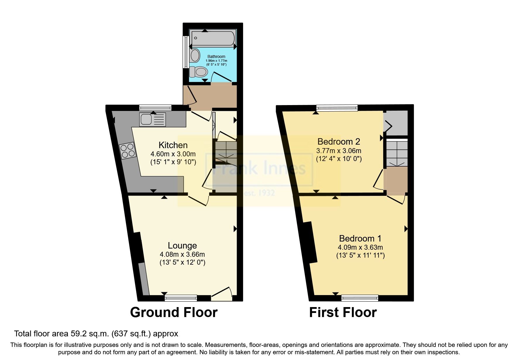 2 bed end terrace house for sale in Drake Terrace, Station Road