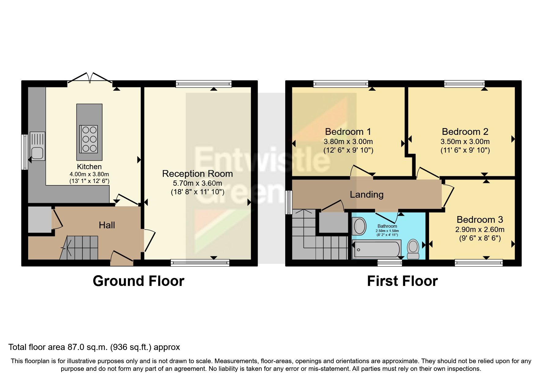 3 bed semidetached house for sale in Tonacliffe Terrace, Whitworth
