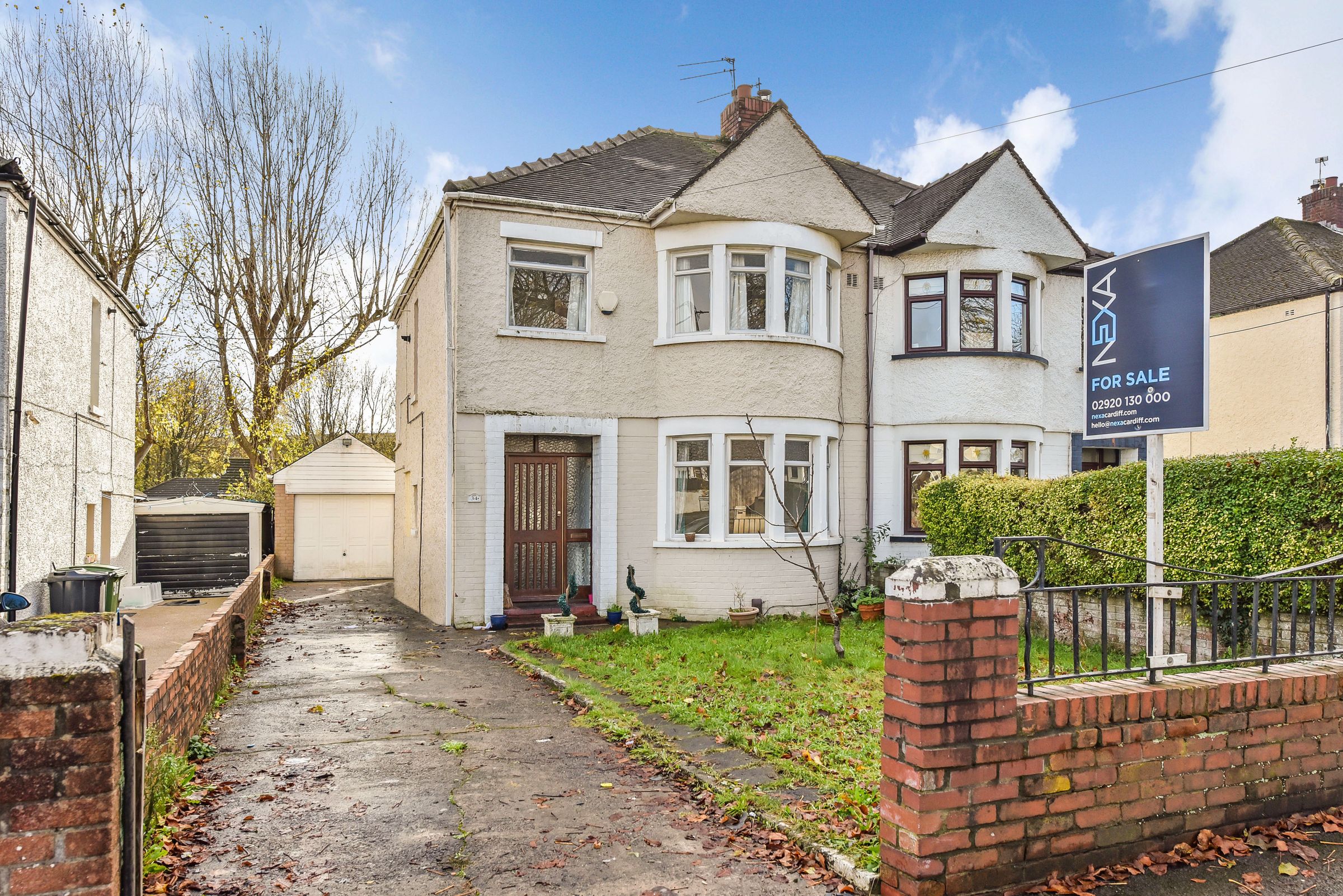 3 bed semidetached house for sale in New Road, Rumney, Cardiff CF3