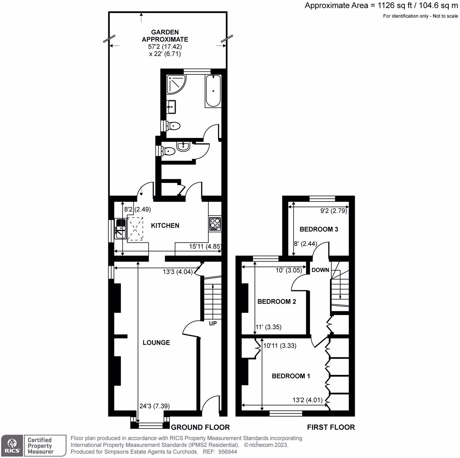3 bed semidetached house for sale in Liberty Hall Road, Addlestone