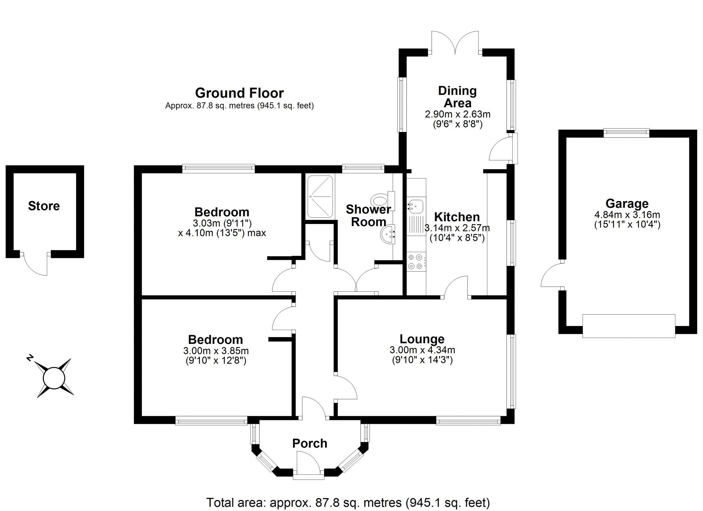 2 bed detached bungalow for sale in The Mines, Benthall, Broseley TF12