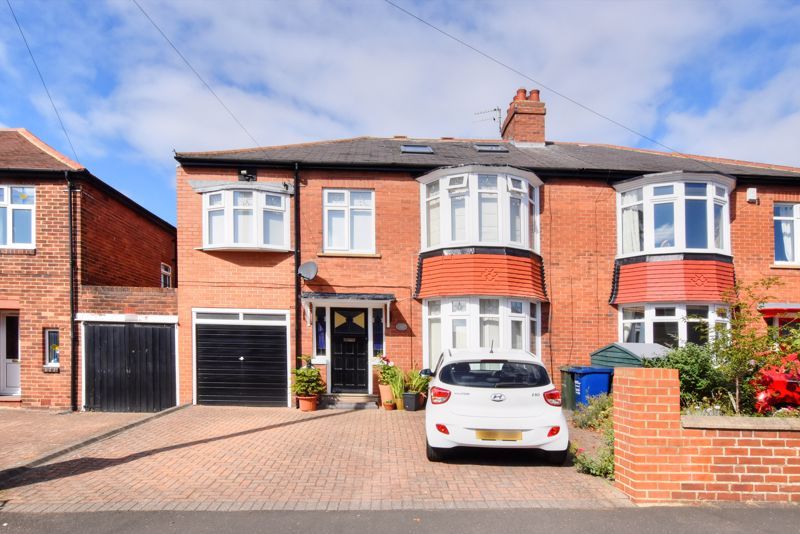 4 bed semidetached house for sale in Derwentdale Gardens, High Heaton, Newcastle Upon Tyne NE7