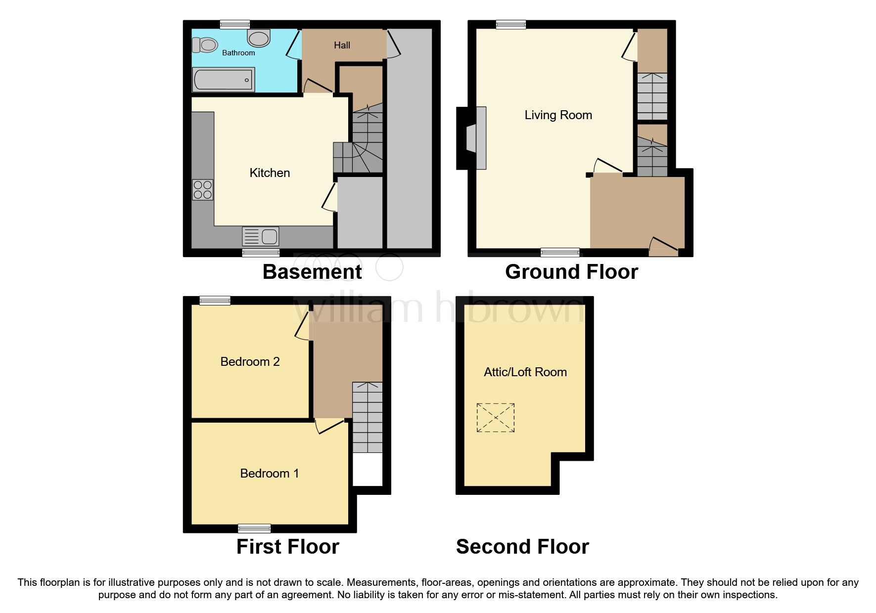 2 bed terraced house for sale in Almondbury Bank, Moldgreen
