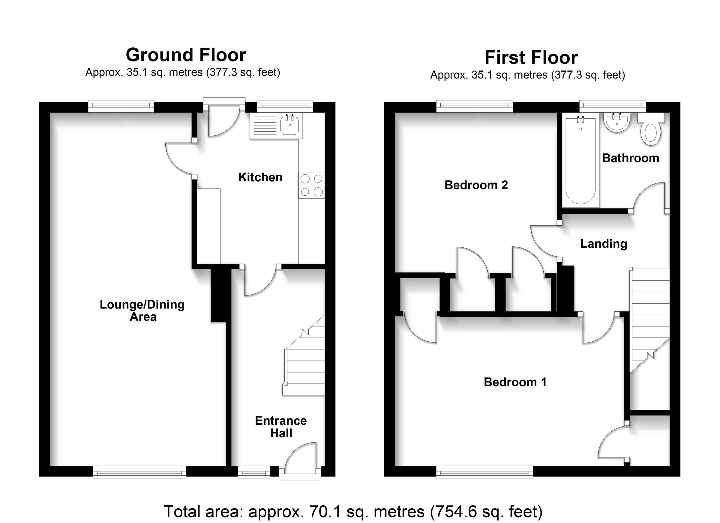 2 bed terraced house for sale in Telford Avenue, Stevenage SG2 Zoopla