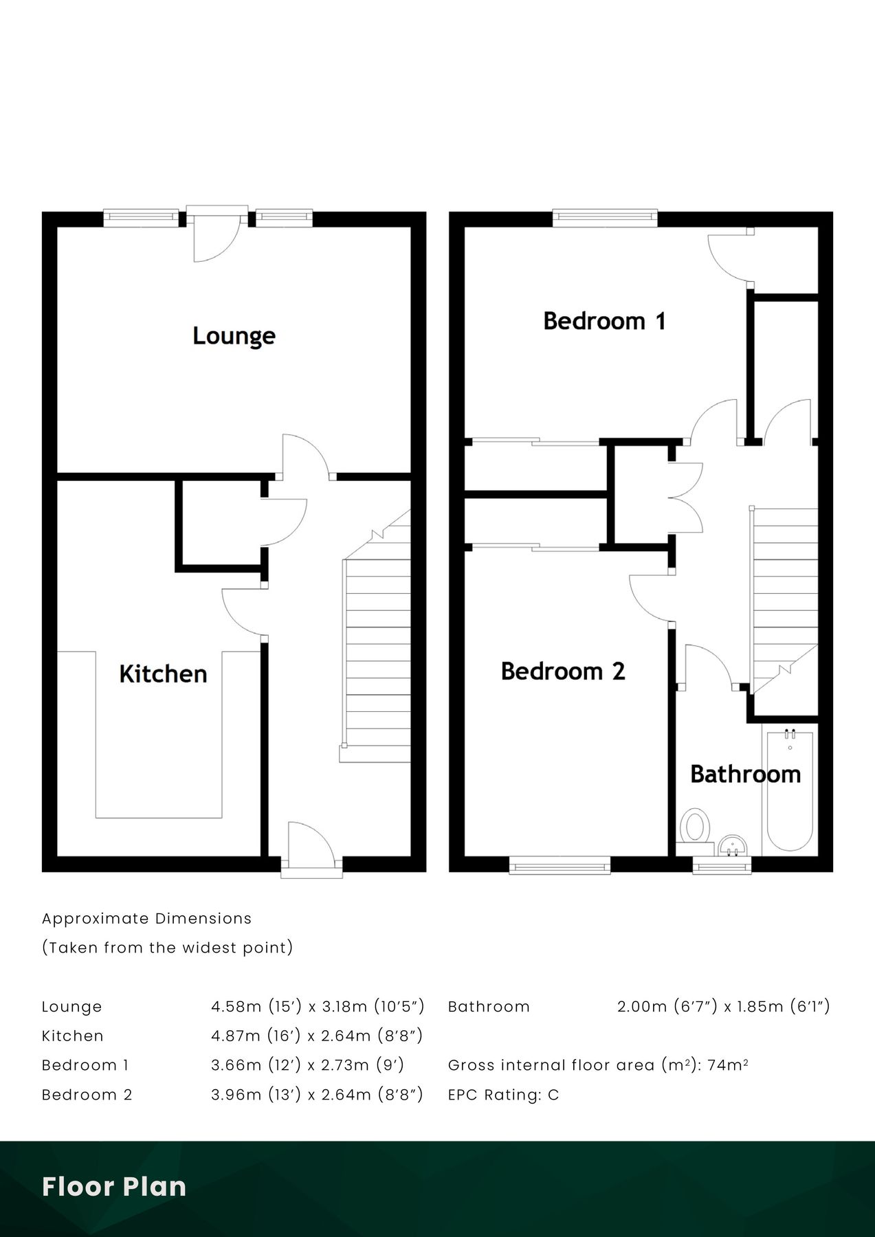 2 bed terraced house for sale in Moredun Park Green, Edinburgh EH17