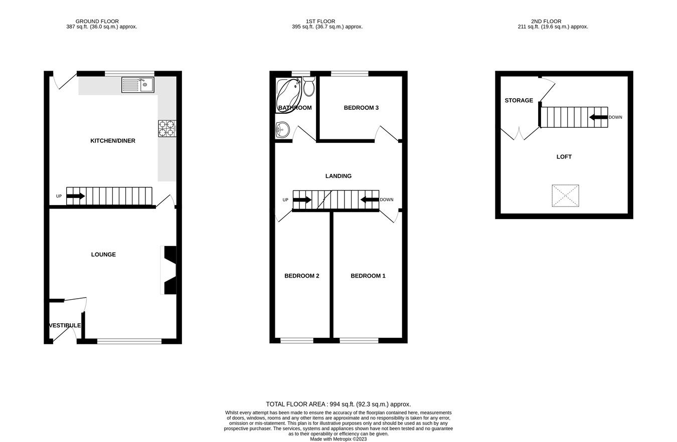 3 bed terraced house for sale in Kenyon Road, Bradley Fold, Bolton BL2 Zoopla