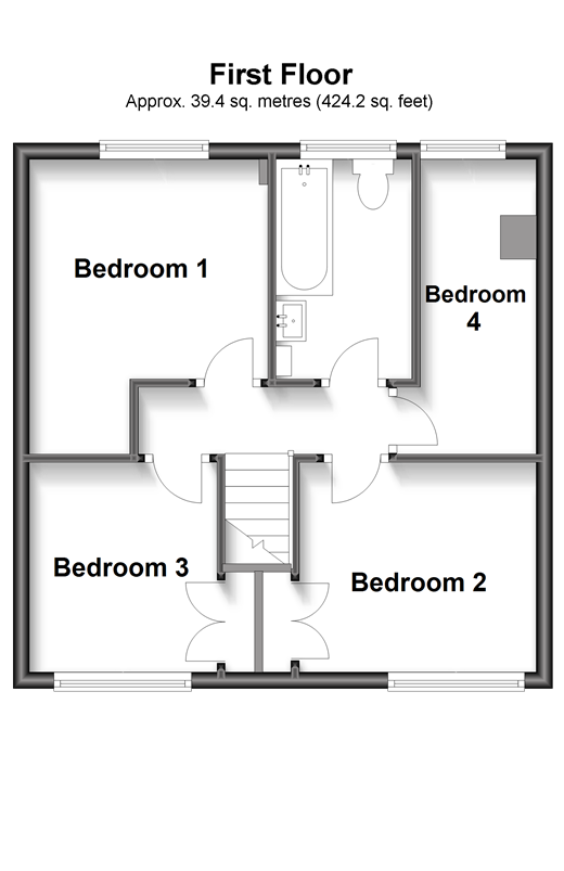 4 bed semidetached house for sale in Farningham Road, Caterham, Surrey