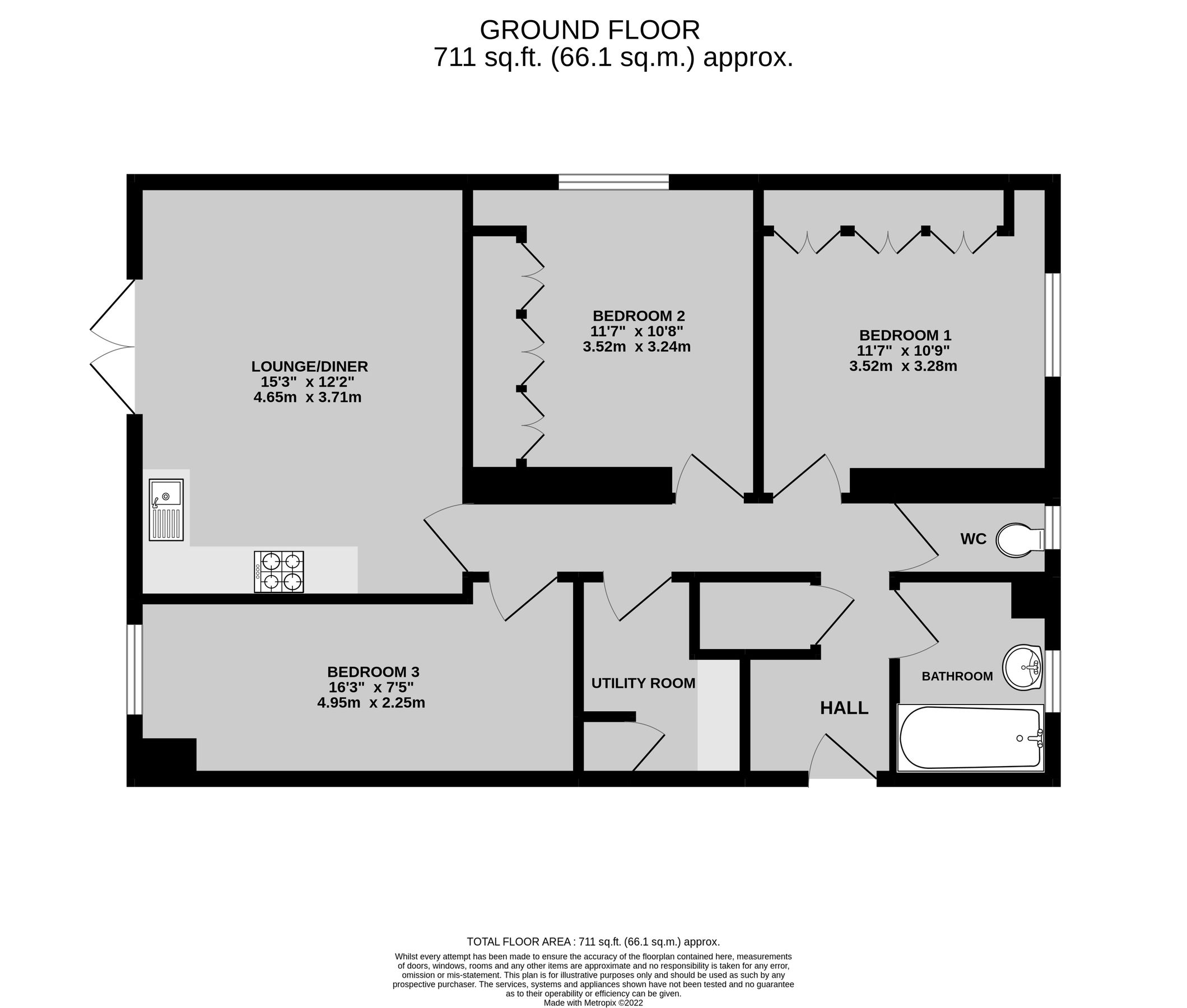 3 bed flat to rent in Salisbury Close, Elephant & Castle, London SE17