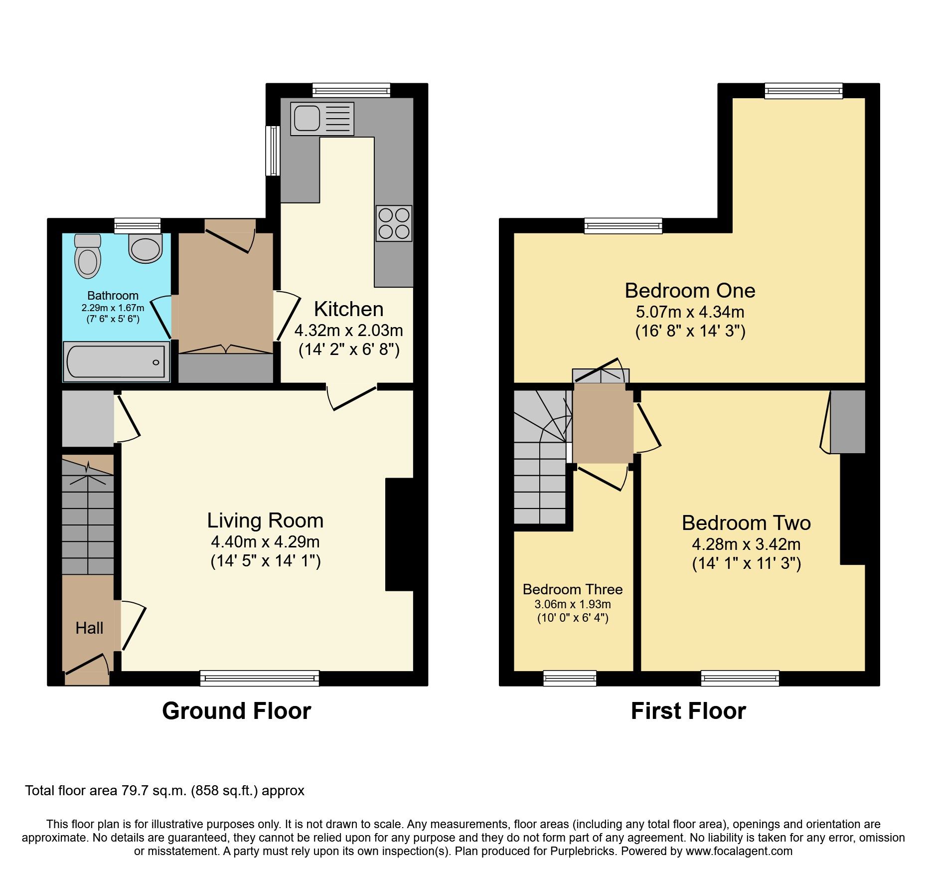 3 bed terraced house for sale in Pretoria Avenue, Morpeth NE61 Zoopla