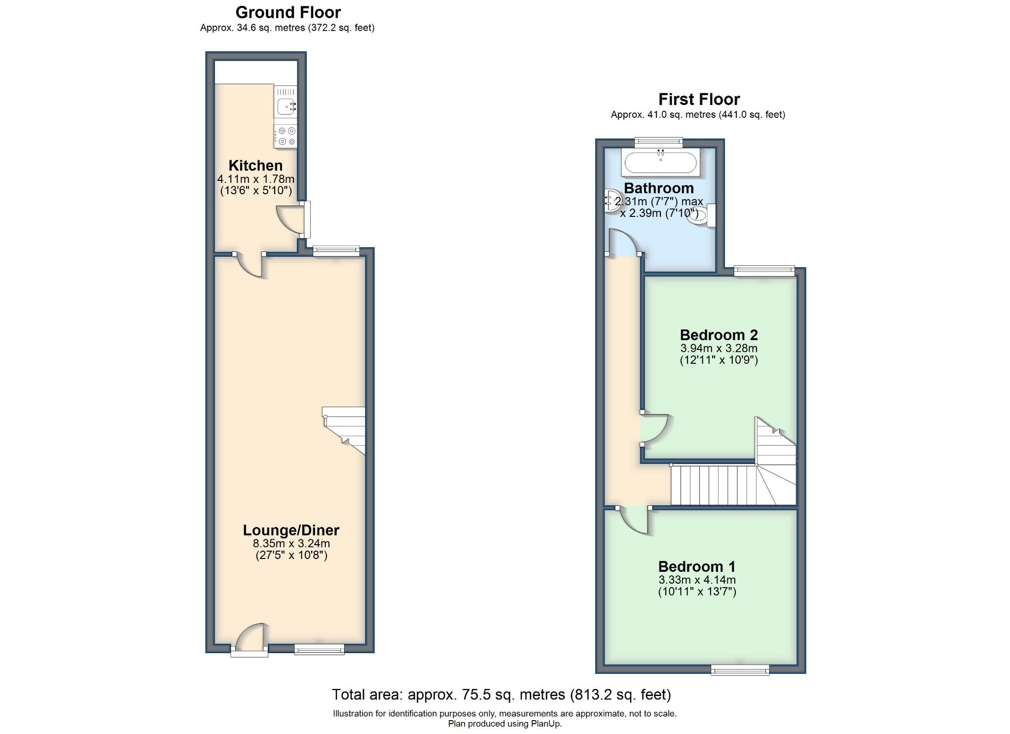 2 bed terraced house for sale in Goodman Street, BurtonOnTrent