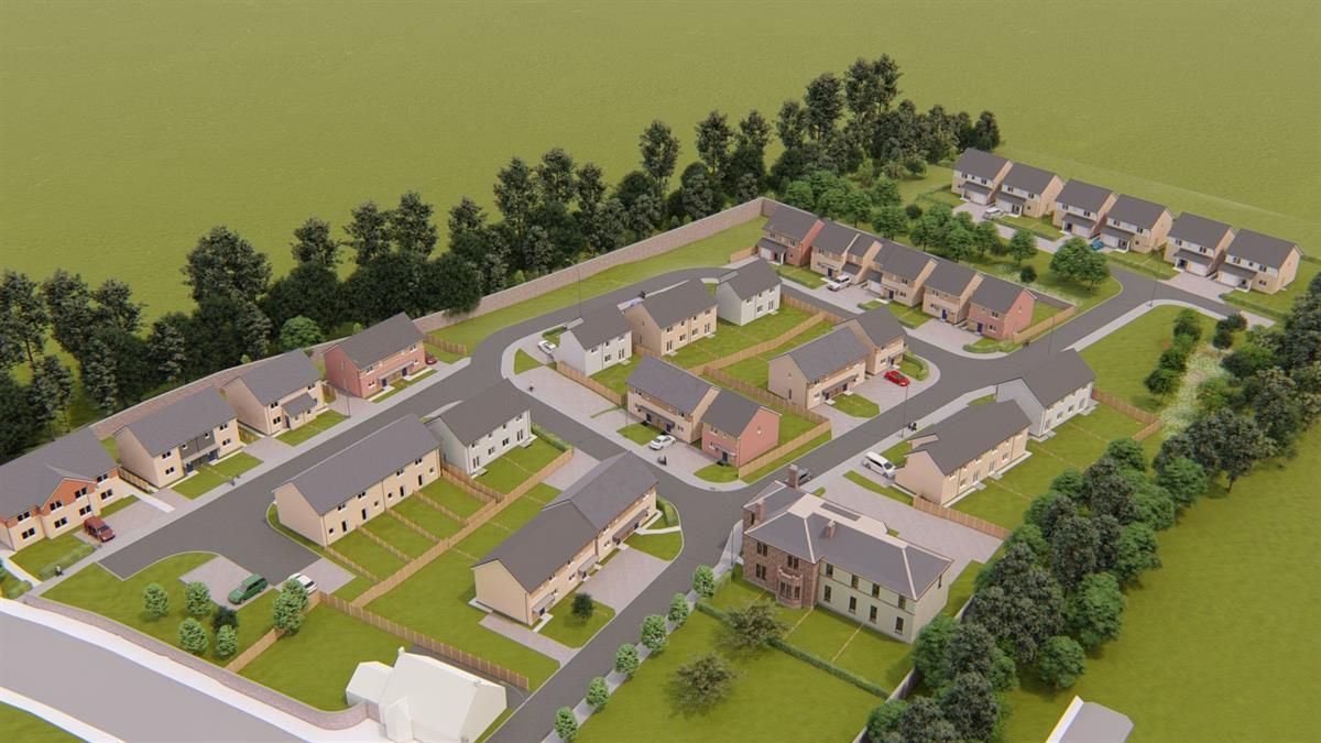 New home, 3 bed terraced house for sale in Plot 4 Little Cairnie, Off