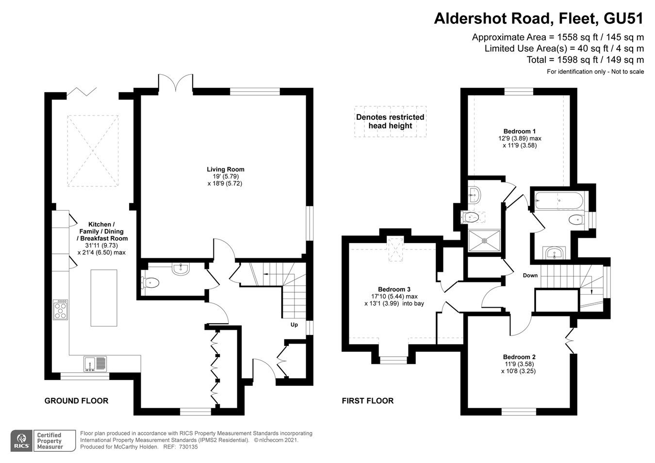 3 bed detached house for sale in Aldershot Road, Fleet GU51 Zoopla