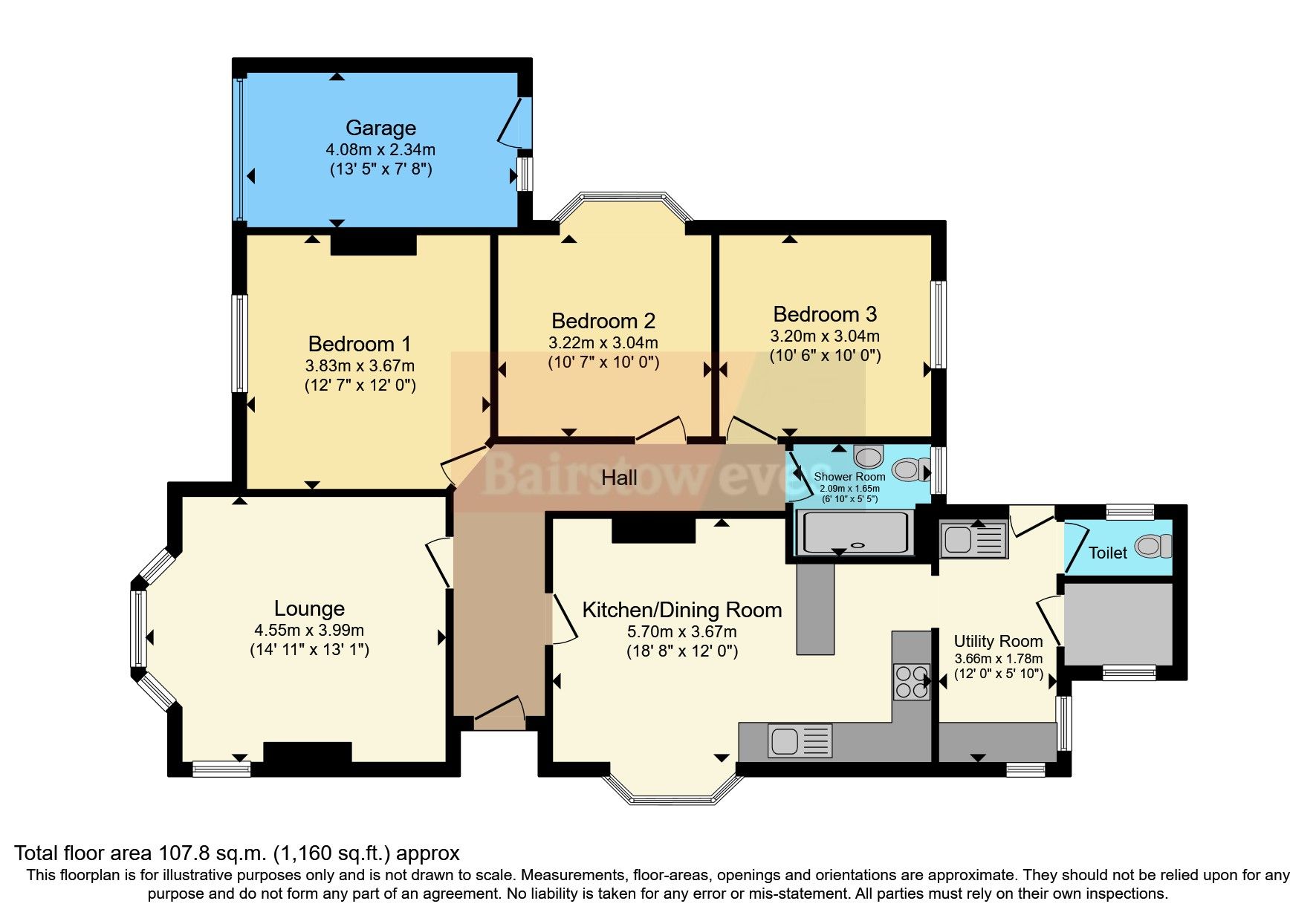 3 bed bungalow for sale in Harcourt Street, KirkbyInAshfield