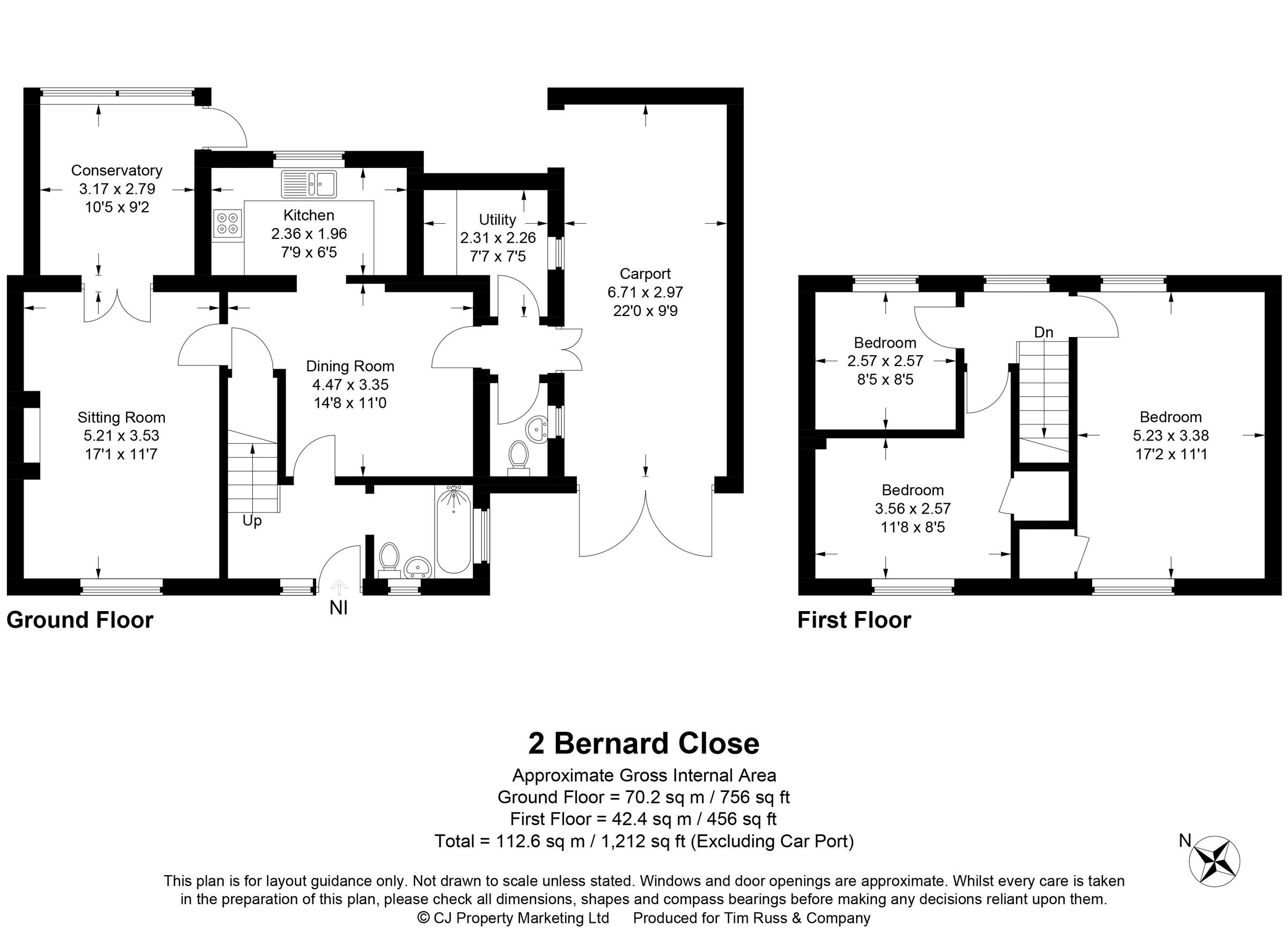 3 bed semidetached house for sale in Bernard Close, Cuddington