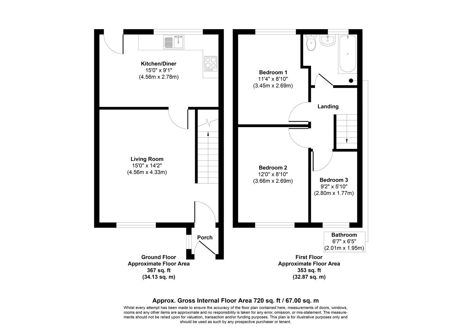 3 bed end terrace house for sale in Station Road, Sandycroft, Deeside