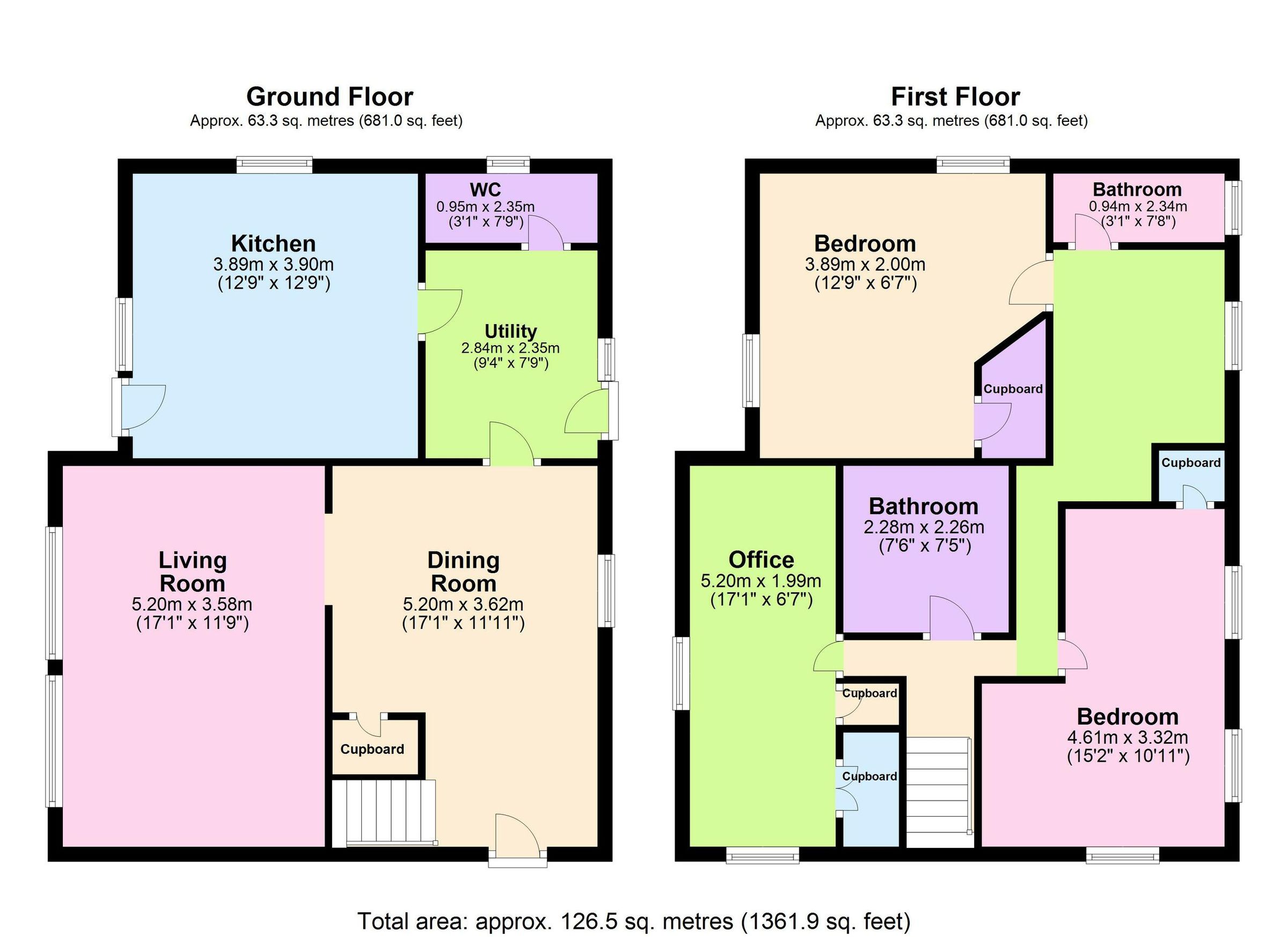 11 bed country house for sale in Oakford Cottages, Llanarth, Ceredigion