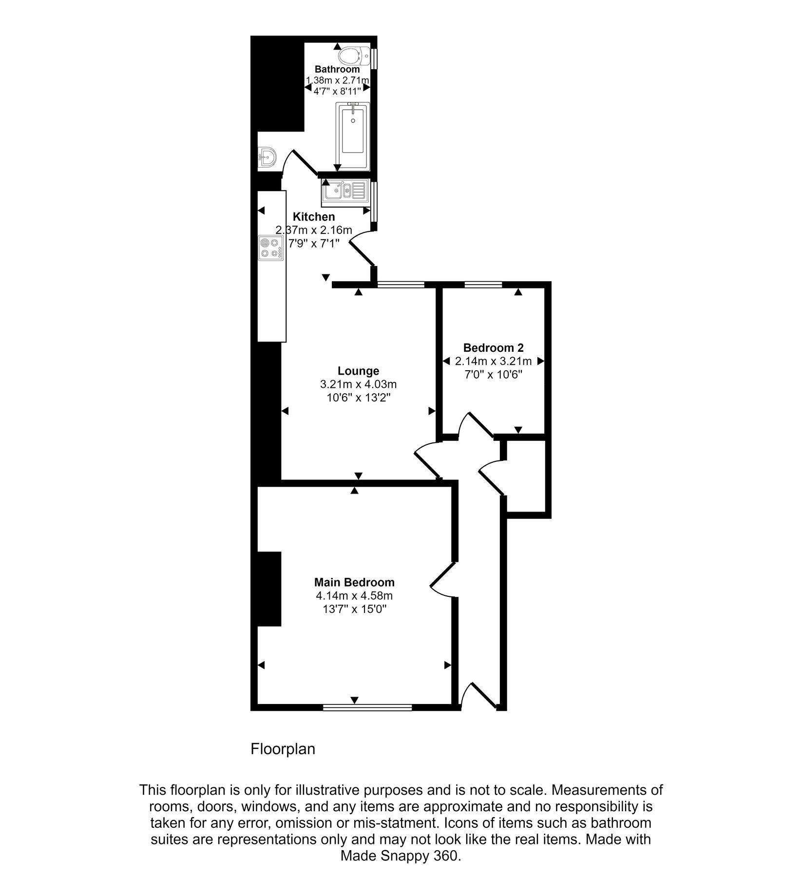 2 bed flat for sale in Eglesfield Road, South Shields NE33 - Zoopla