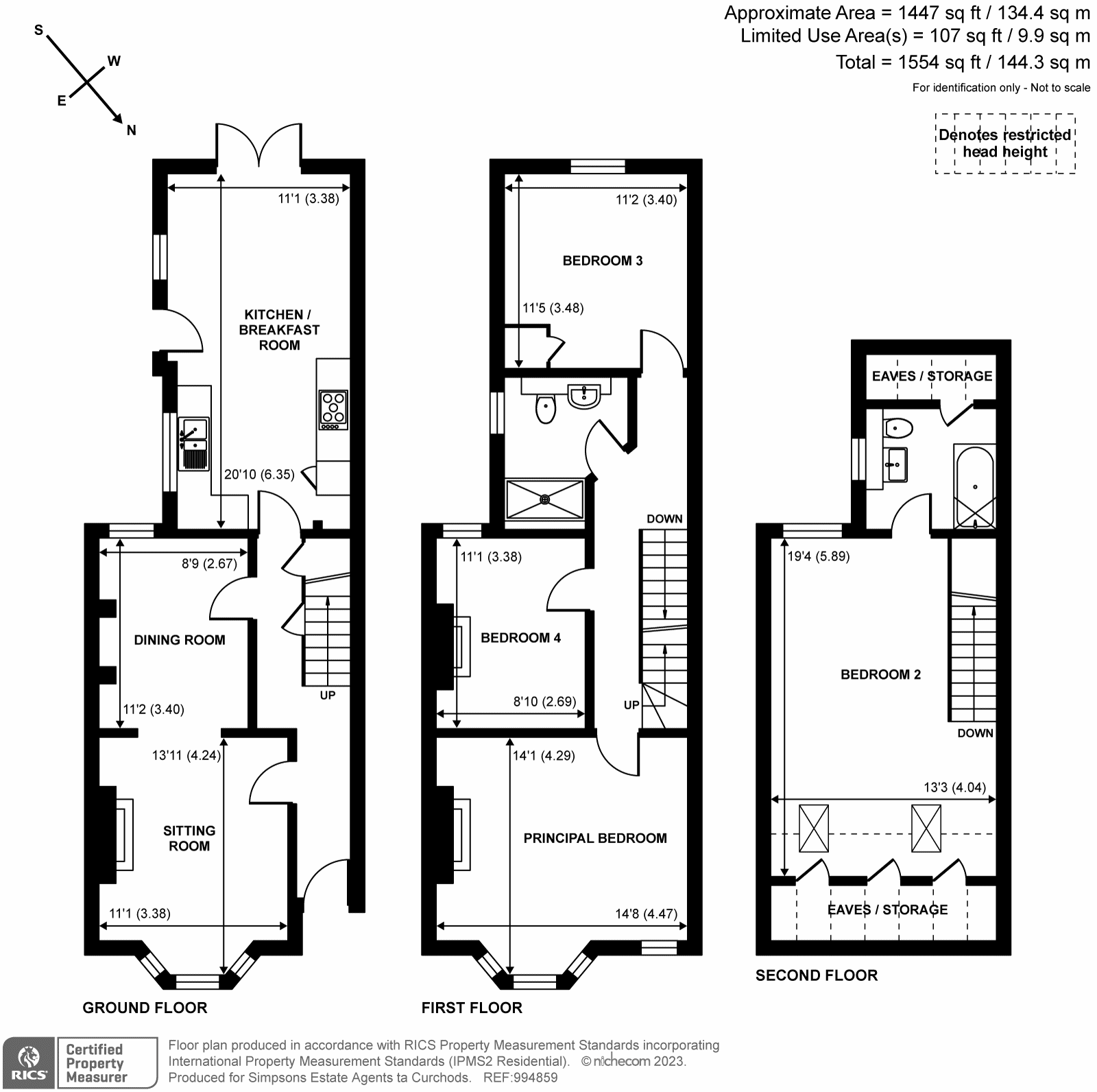 4 bed end terrace house for sale in Leigh Road, Cobham KT11 Zoopla