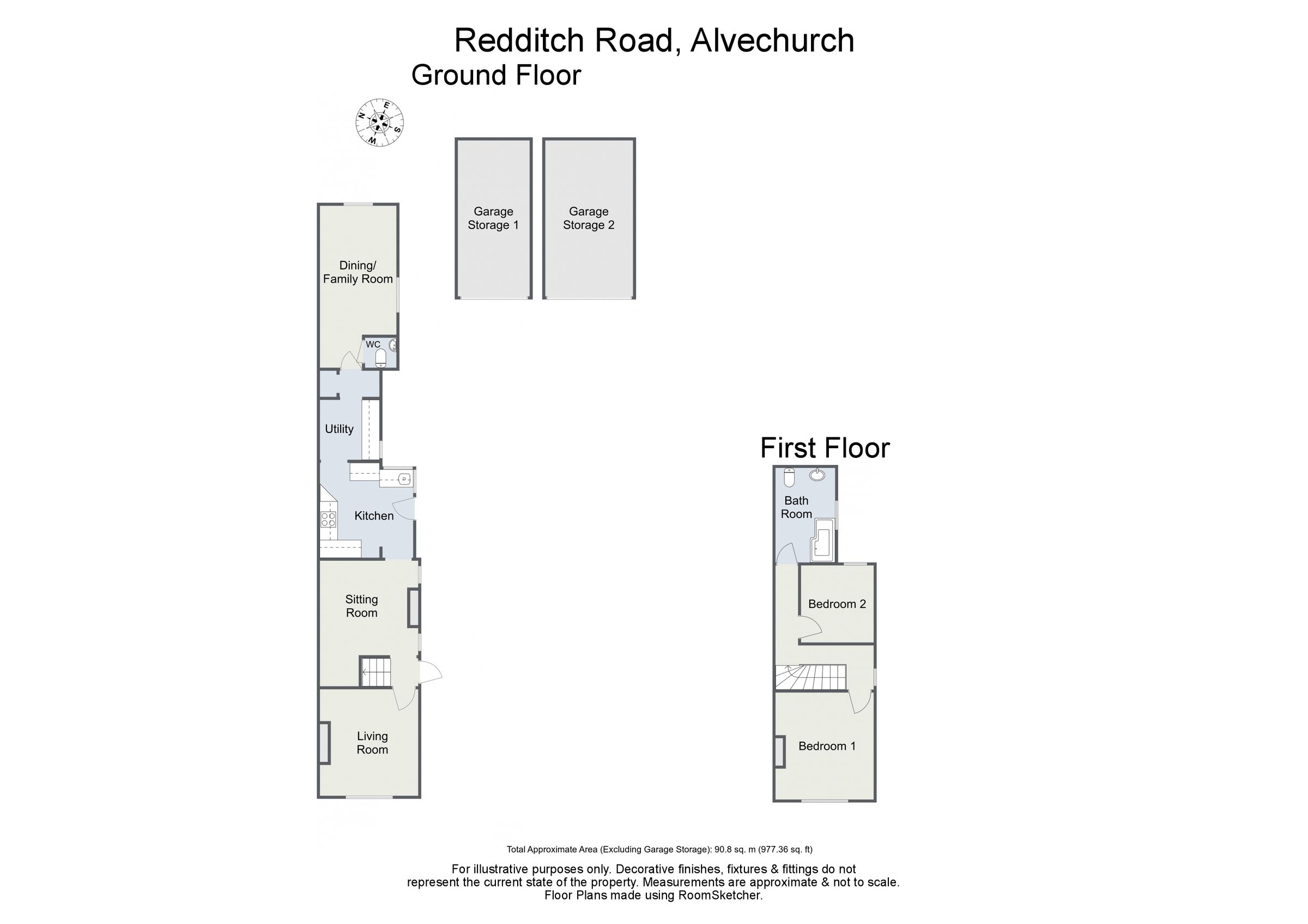 2 bed semidetached house for sale in Redditch Road, Alvechurch B48