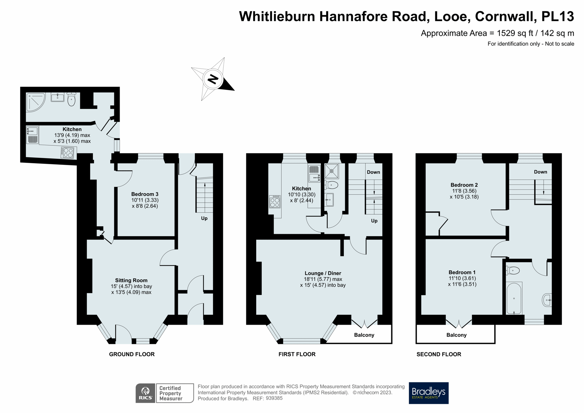 3 bed terraced house for sale in Hannafore Road, Looe, Cornwall PL13 Zoopla