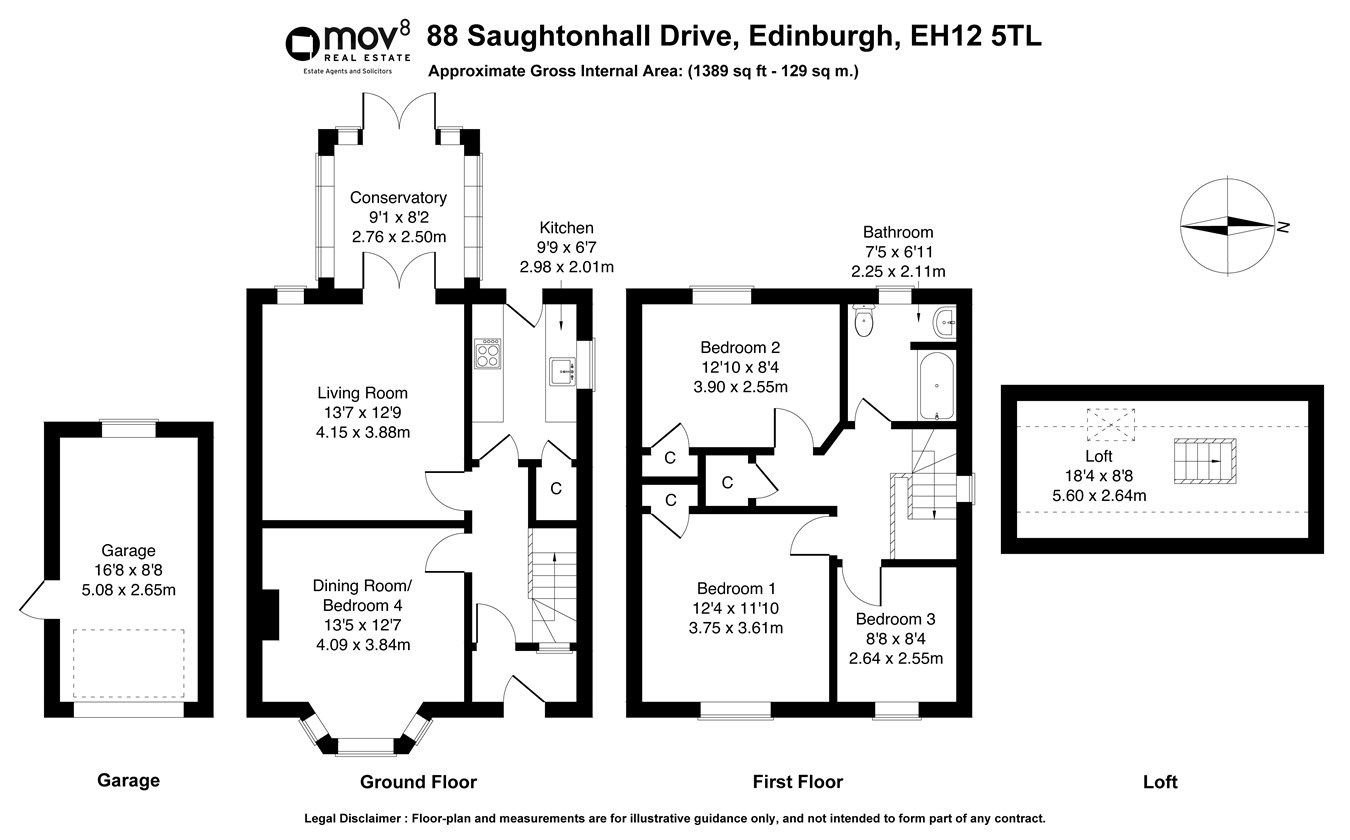 3 bed end terrace house for sale in Saughtonhall Drive, Murrayfield