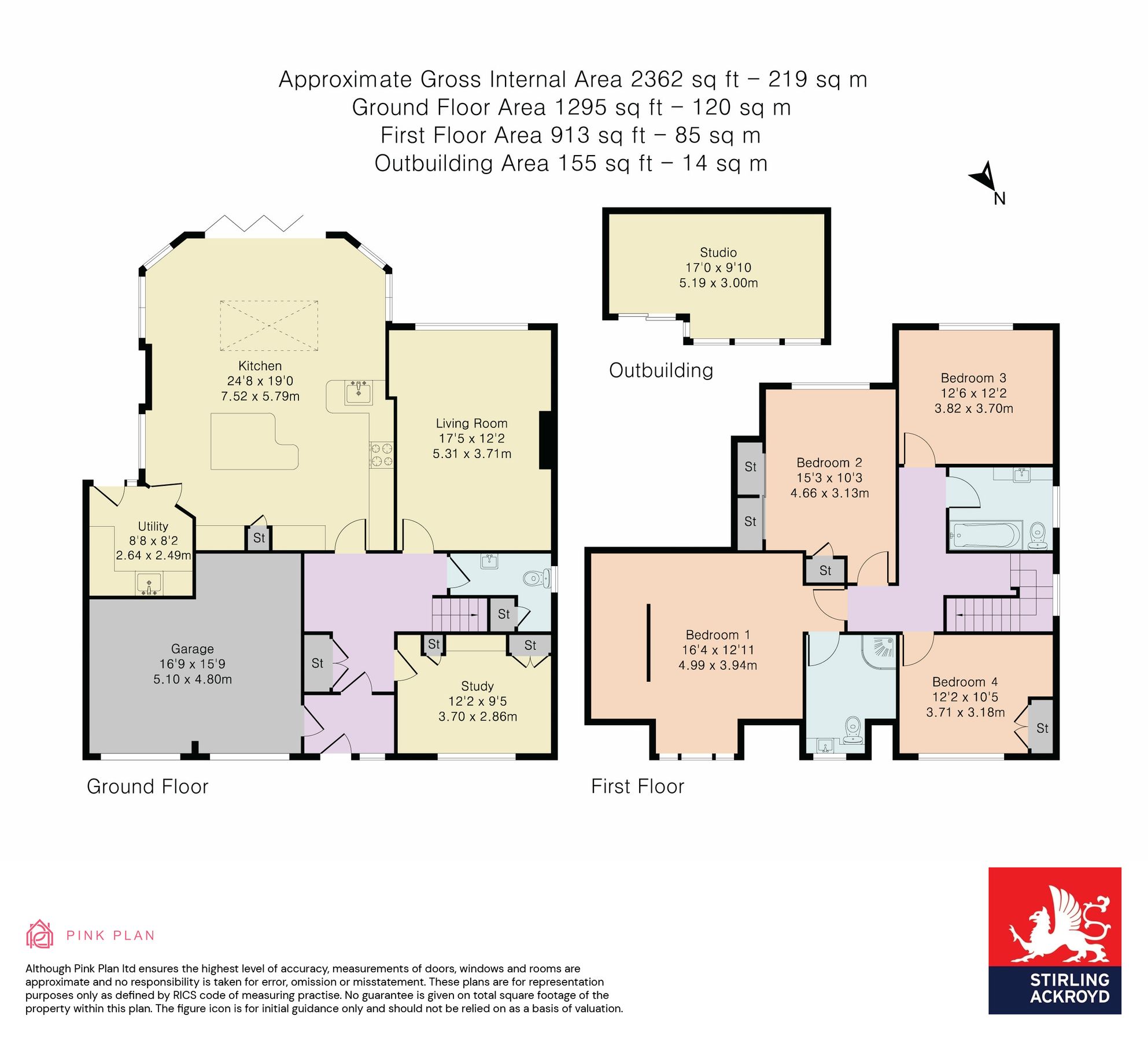 4 bed detached house for sale in Woodham Park Road, Woodham, Addlestone