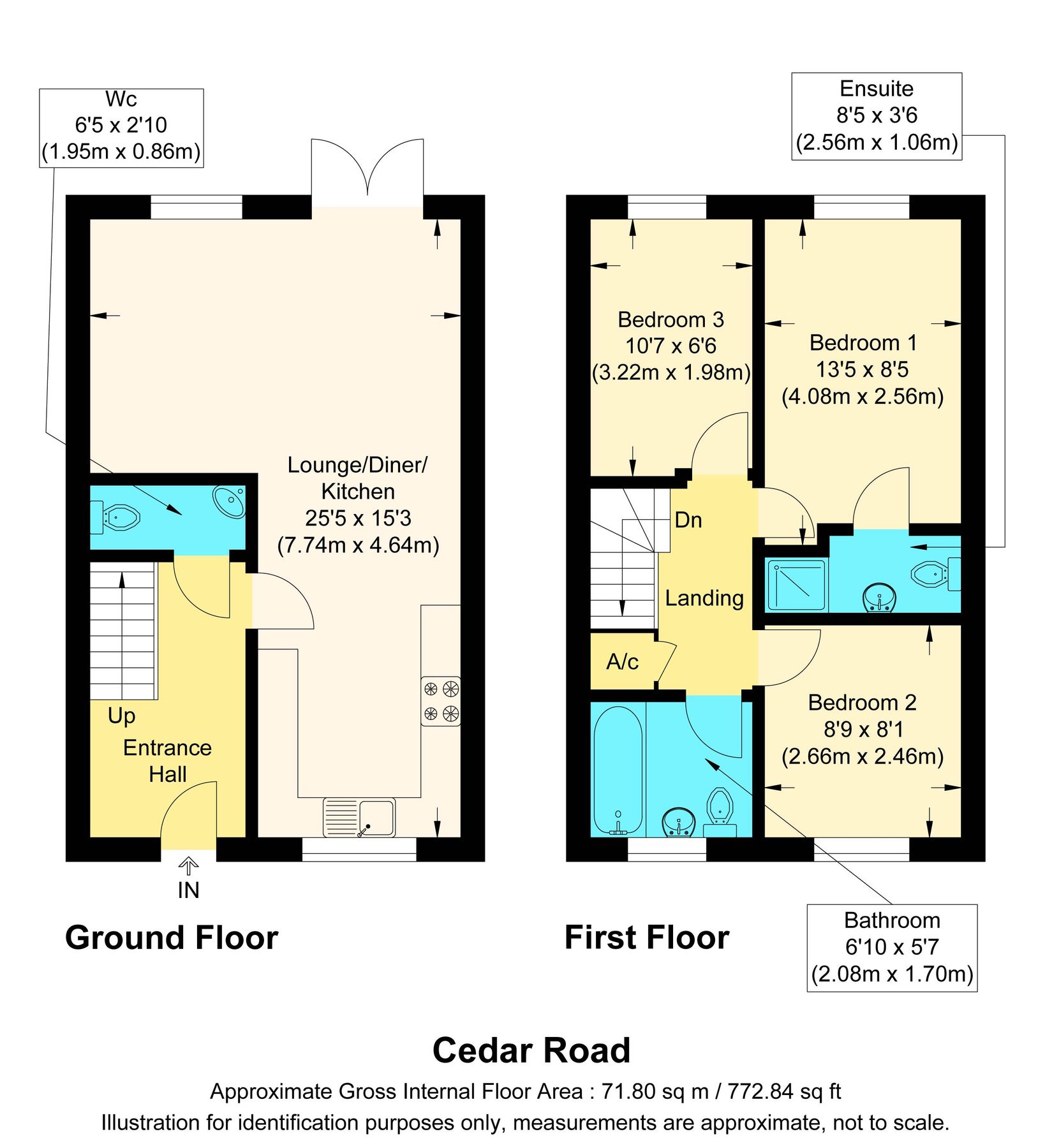 3 bed end terrace house for sale in Cedar Road, Blaby, Leicester