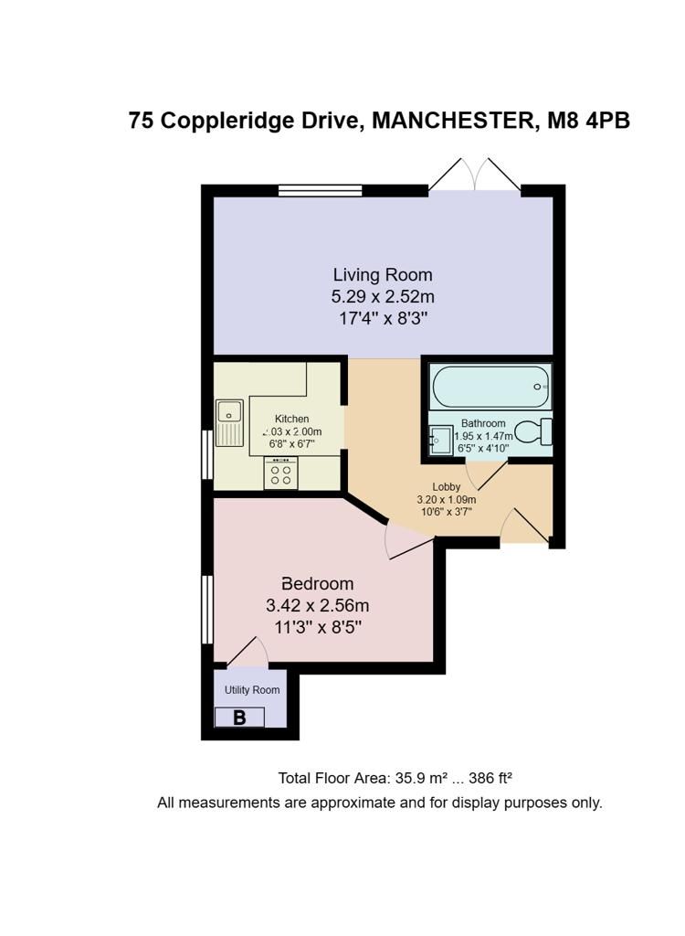 1 bed flat to rent in Coppleridge Drive, Crumpsall, Manchester M8 Zoopla